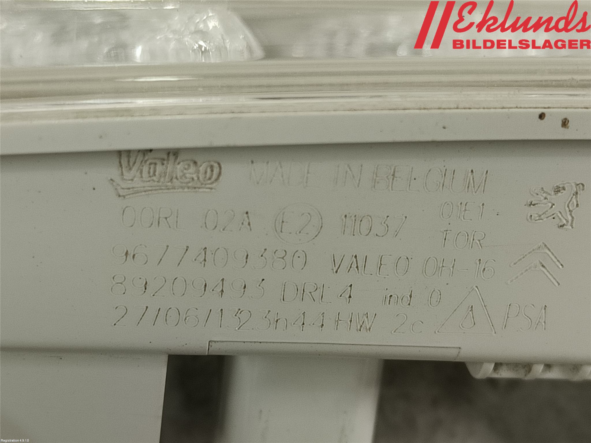 Citroen C3 10-17 Positionsljus Fram Vä