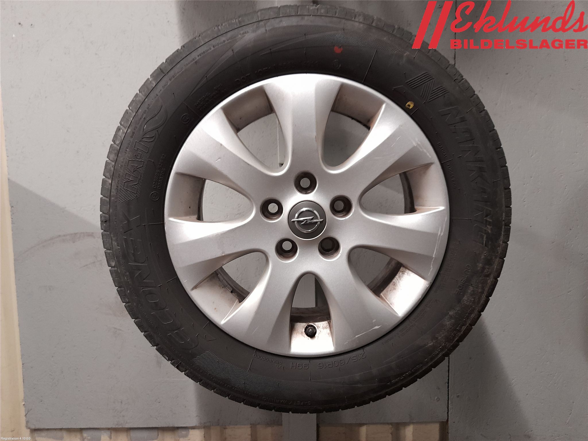 Opel ASTRA J 10-15 Sommardäck Alumfälg 4St