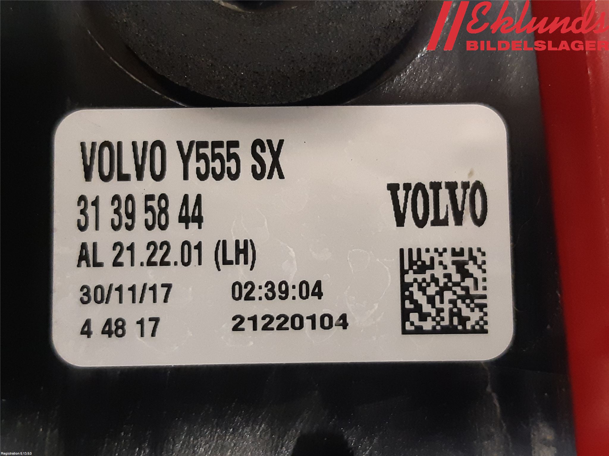Volvo V40 CROSS COUNTRY 13-19 Bakljus Vänster
