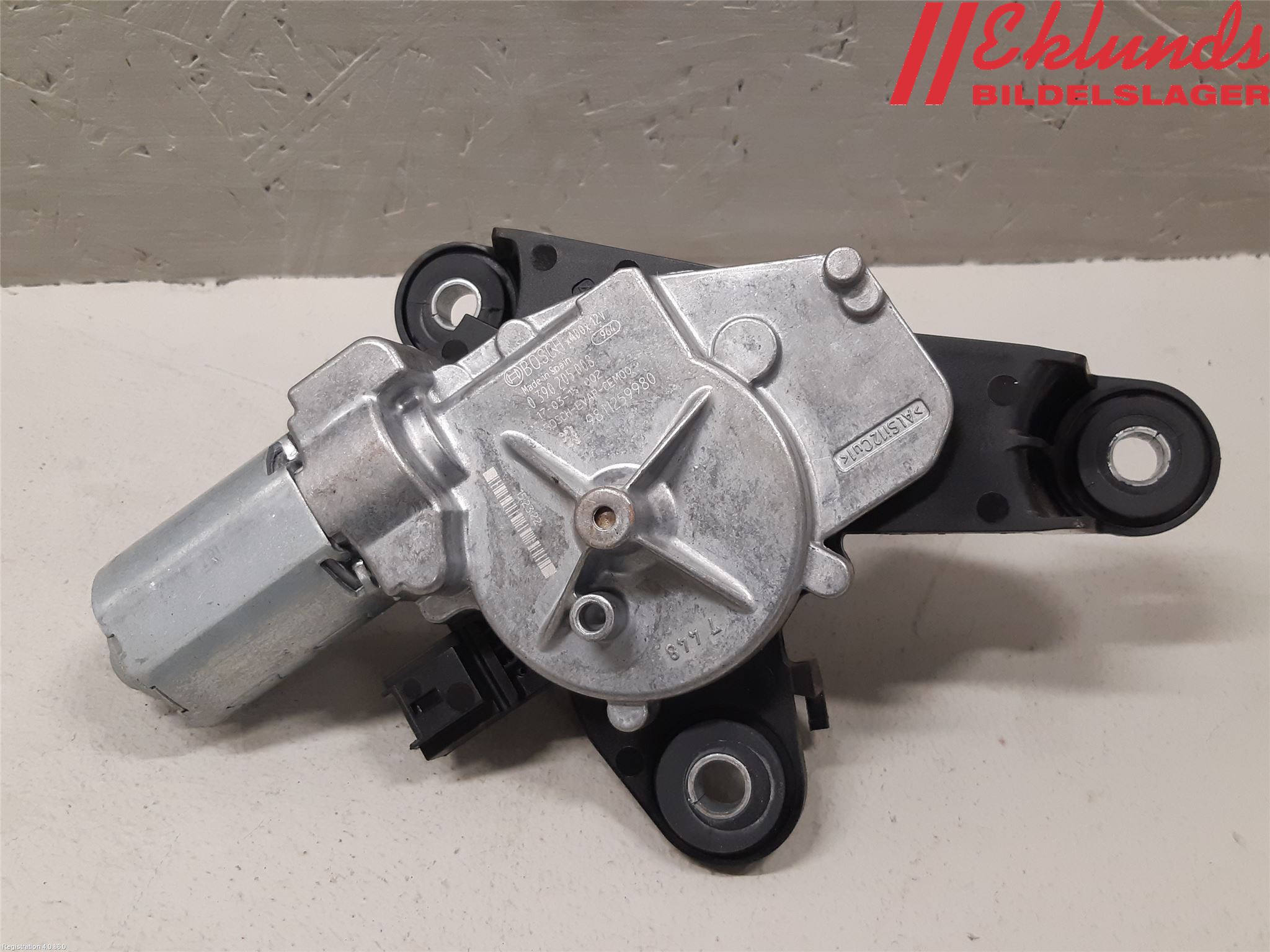 Citroen COTROEN C3 17-24 Torkarmotor Baklucka
