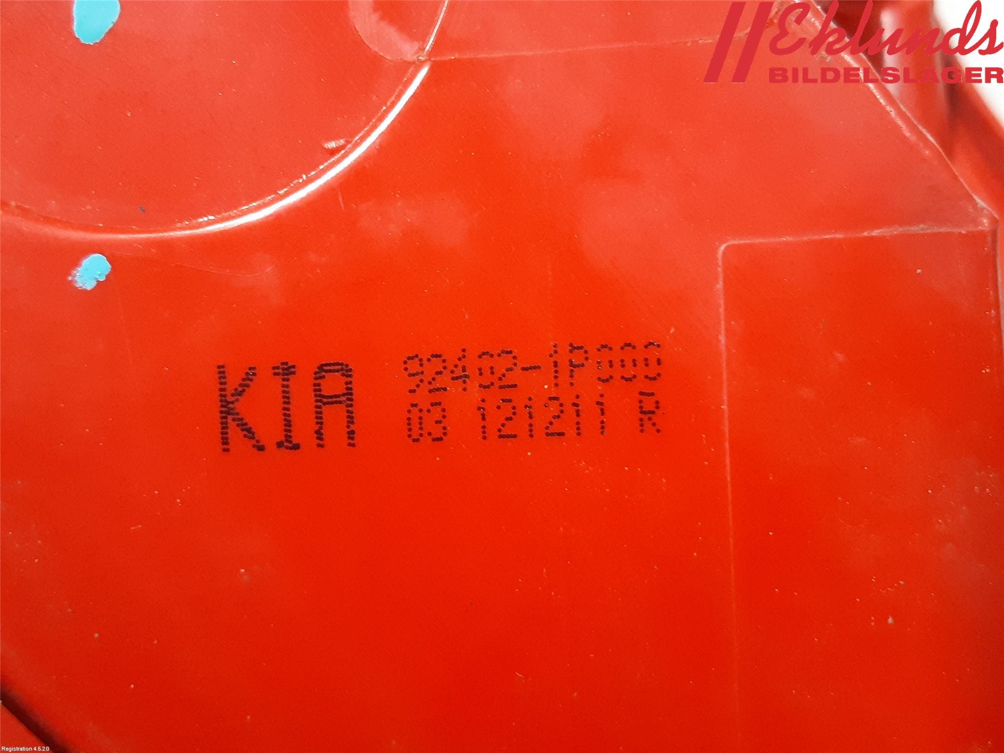 Kia VENGA 10-19 Bakljus Höger