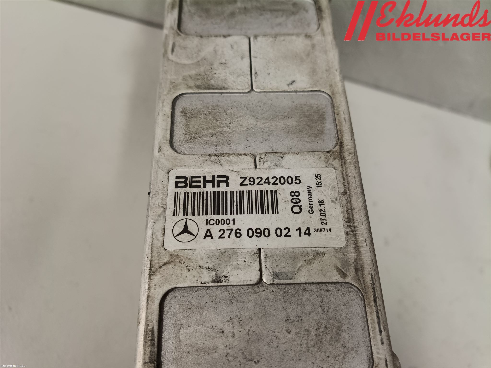Mercedes-Benz MB E-KLASS (W213) 16-23 Laddluft-Intercooler Kyl