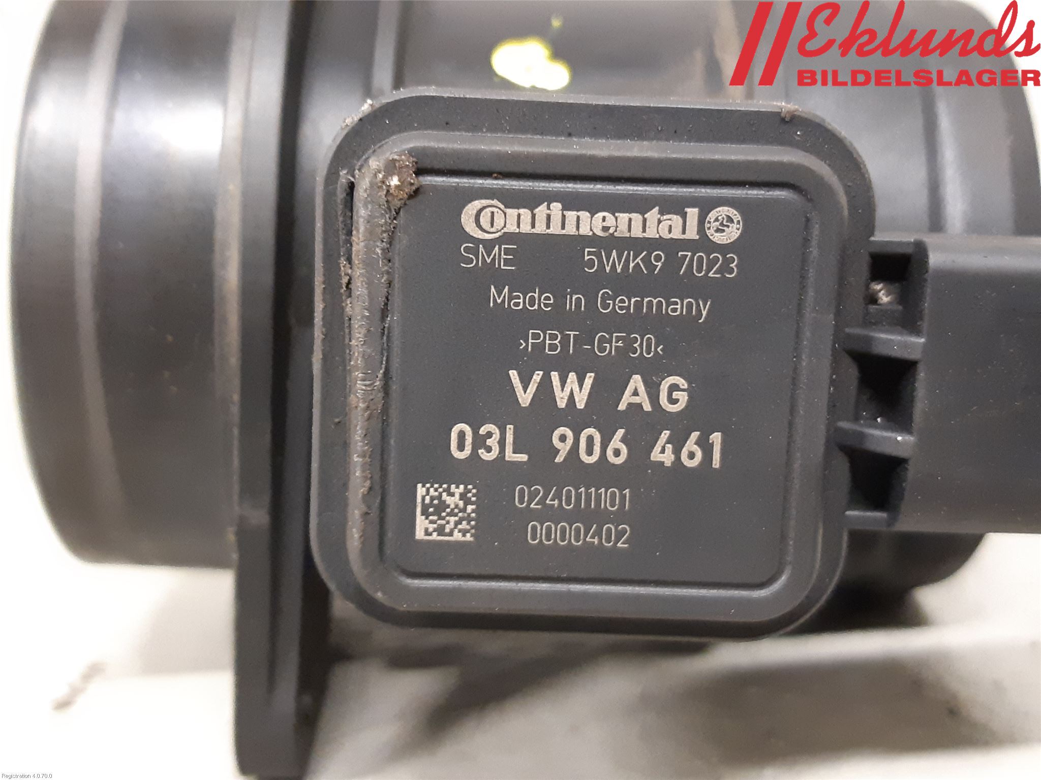 Volkswagen VW GOLF VI 09-13 Injluftmassamätare