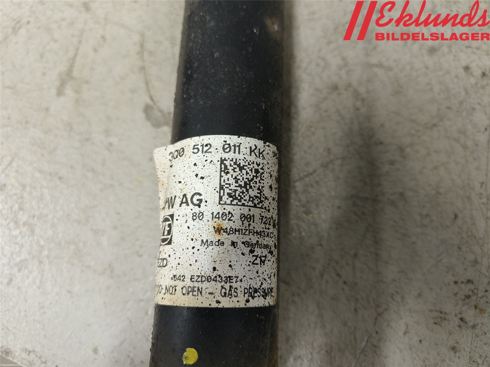 Volkswagen VW PASSAT 15-19 Stötdämpare Bak