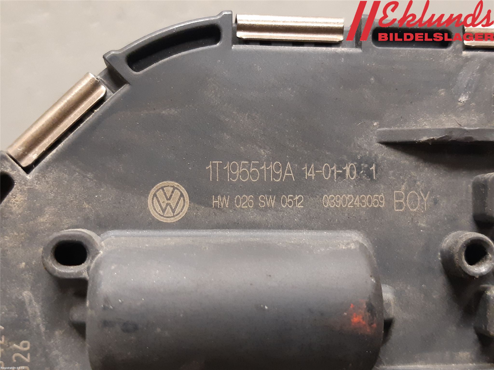 Volkswagen VW CADDY 11-15 Torkarmotor Vindruta