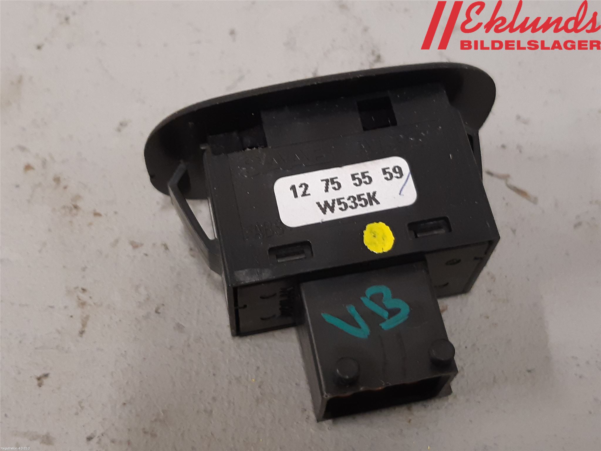 Saab 9-5     06-10 Strömställare Elhiss