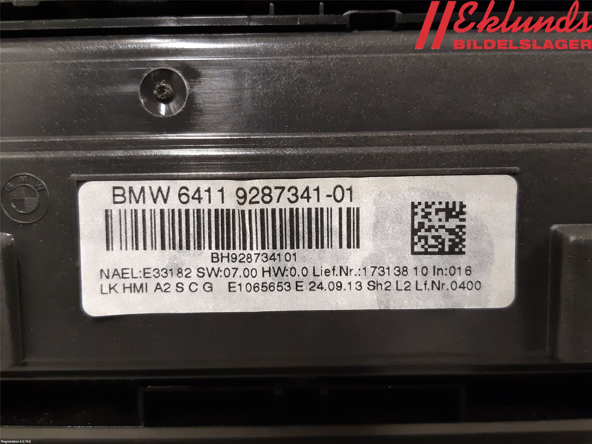 BMW 4 F32/F33/F82/F83 13-20 Ac Styrenhet Ac Manöveren
