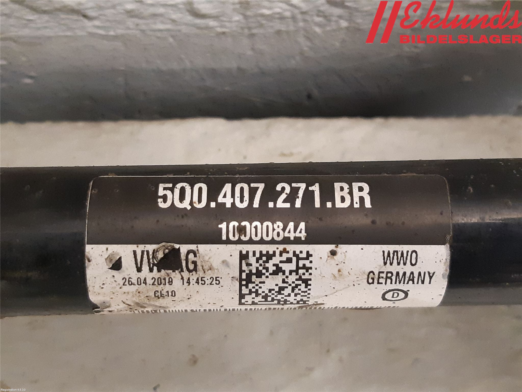 Volkswagen VW GOLF / E-GOLF VII 13-20 Drivaxel Fram Vänster