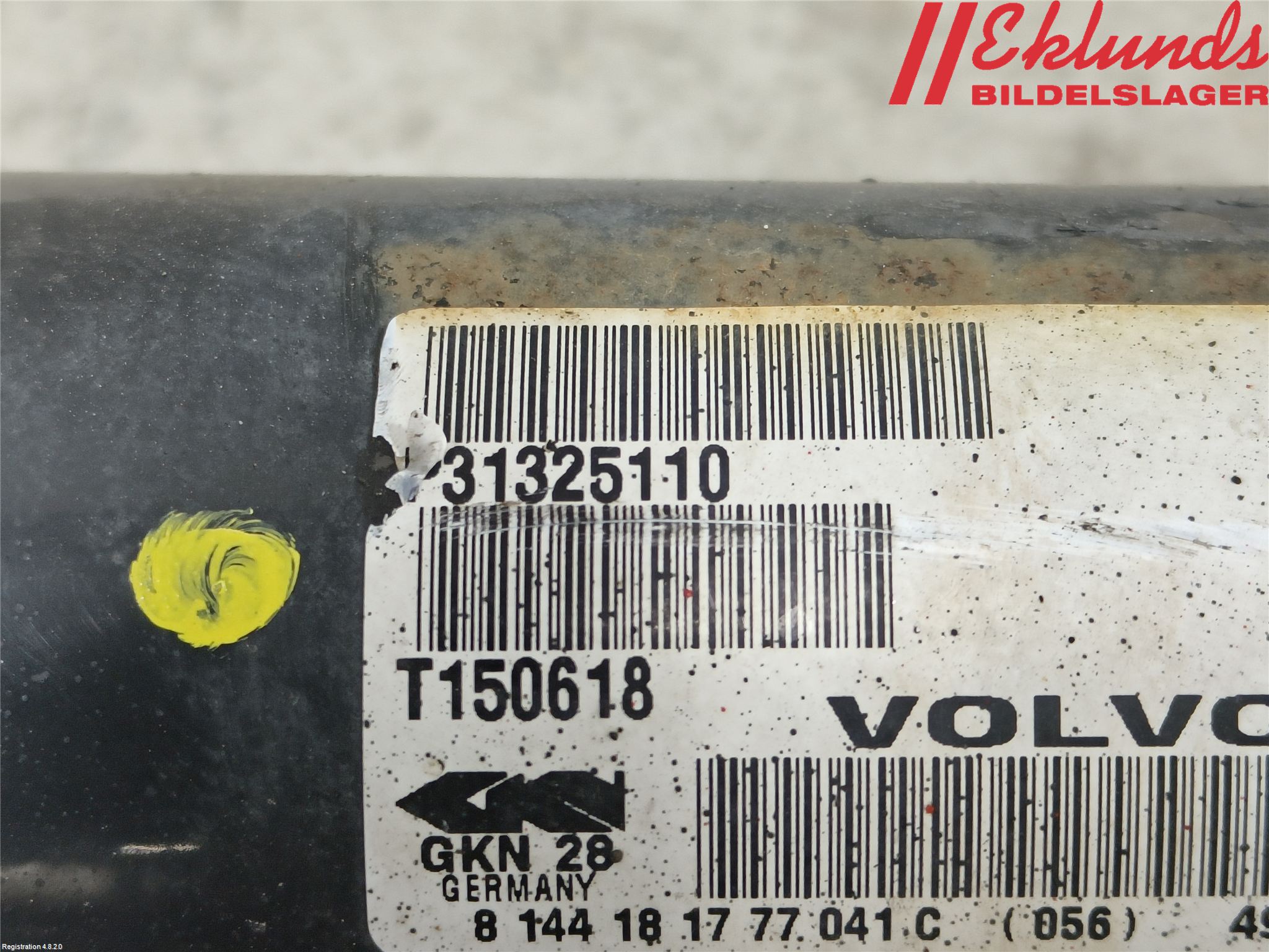 Volvo XC60 14-17 Drivaxel Fram Vänster