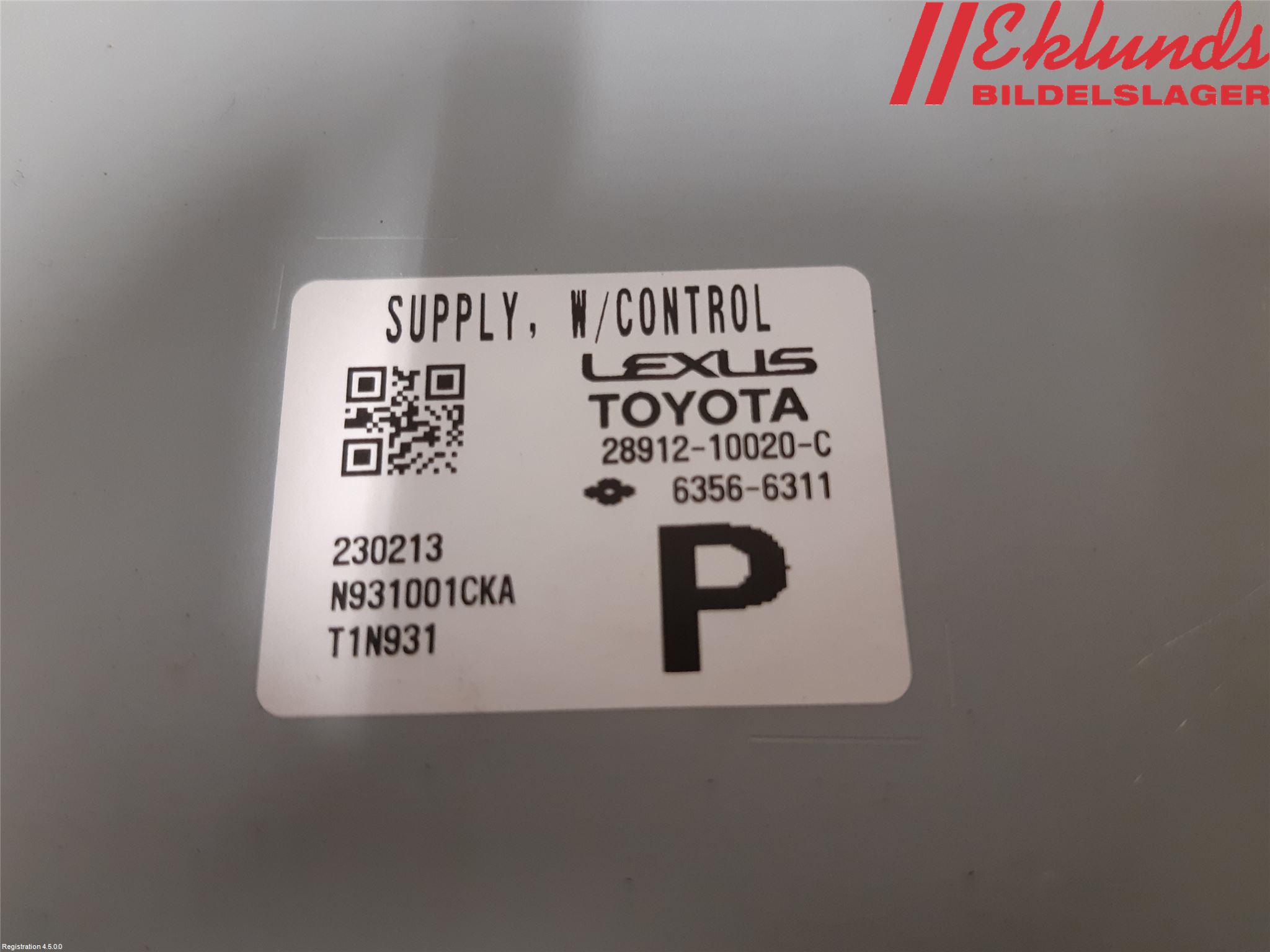 Toyota bZ4X EA10 22- Styrenhet Övrigt