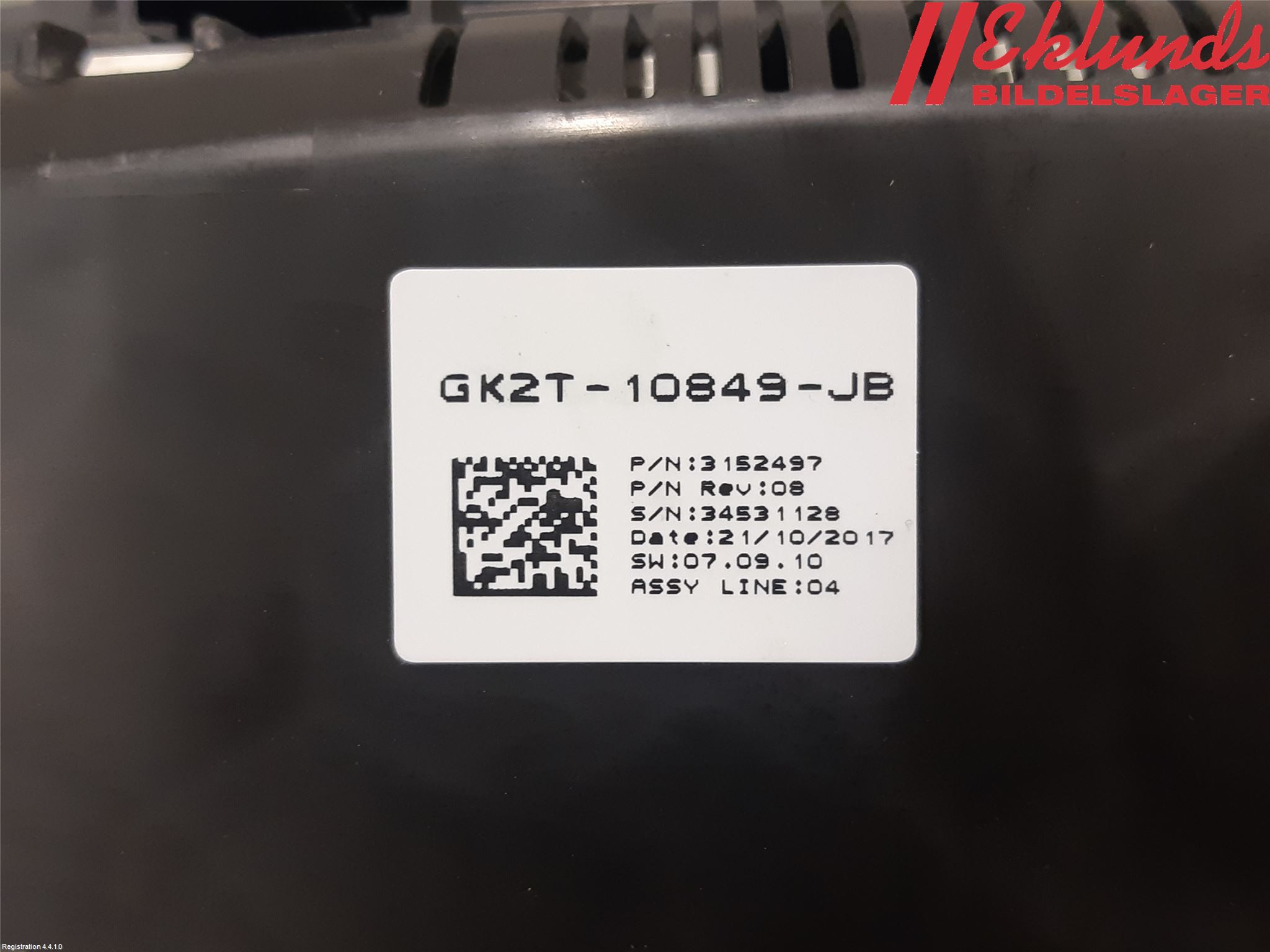 Ford TRANSIT SKÅP/BUSS 14-22 Instrument Komb