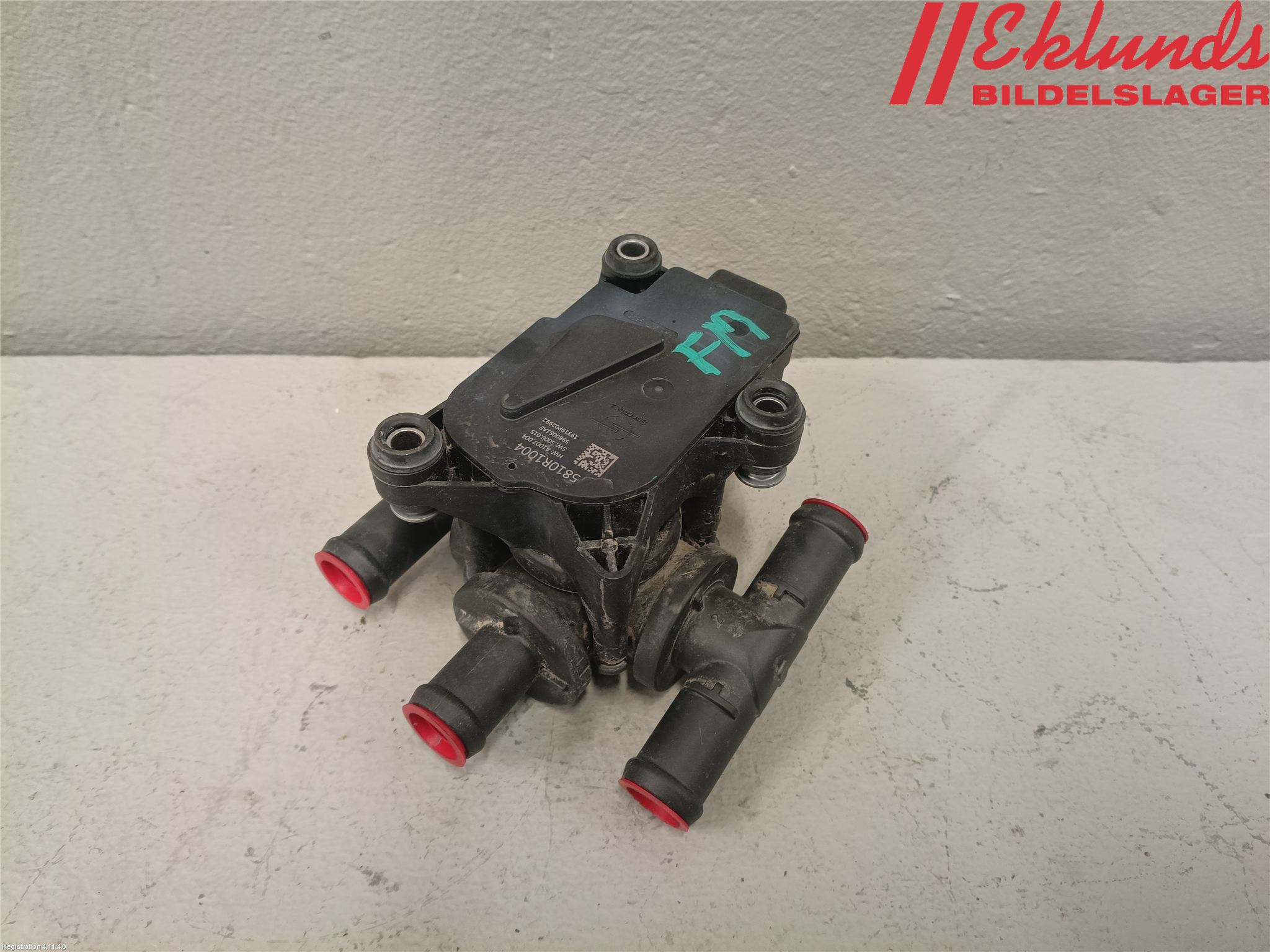 Audi E-TRON, S GE 19- Värme Cirkulationspump