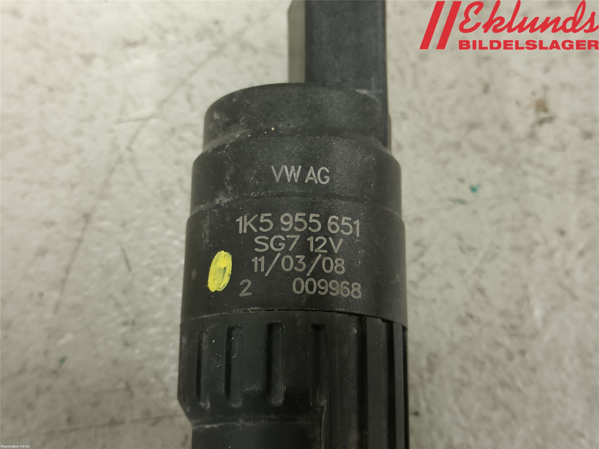 Volkswagen VW PASSAT CC 08-16 Spolarpump Vindruta