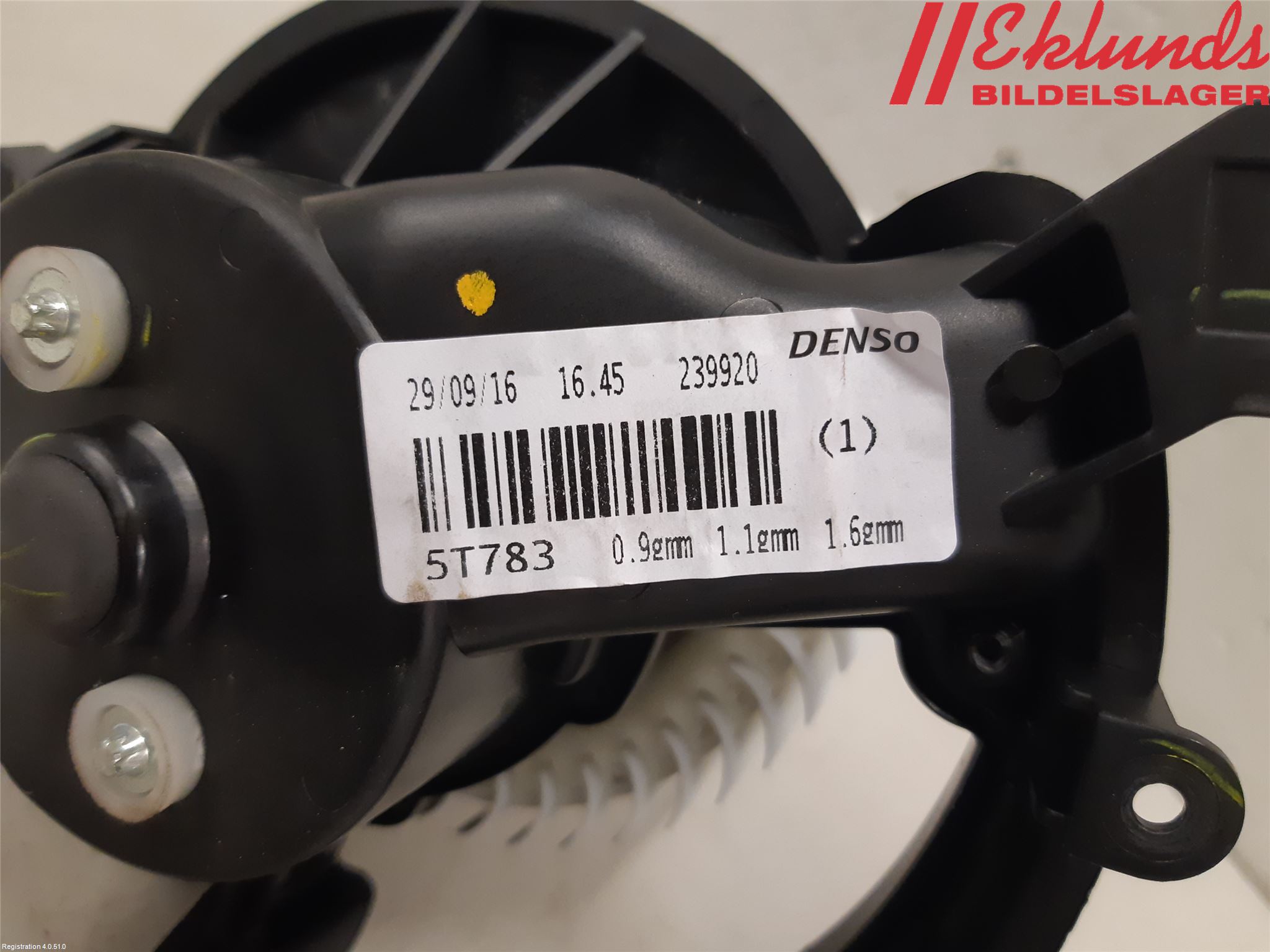 Fiat DOBLO CARGO Värmefläkt