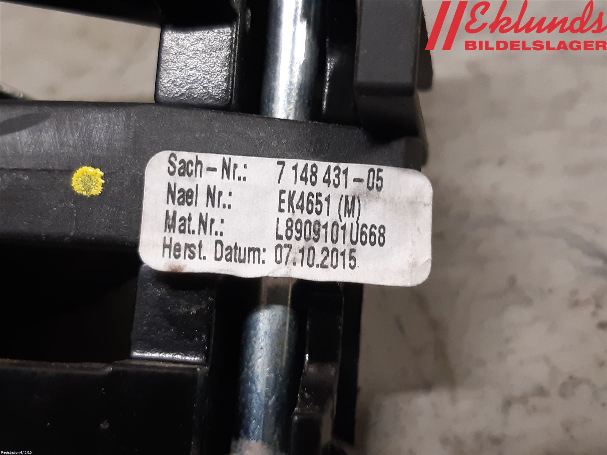 BMW 5 F10/F11/F18 09-17 Dörrhandtag Yttre Vä