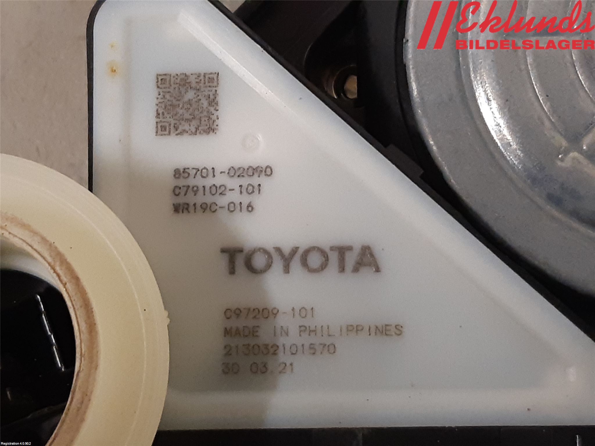 Toyota COROLLA 19- Fönsterhiss El Kompl