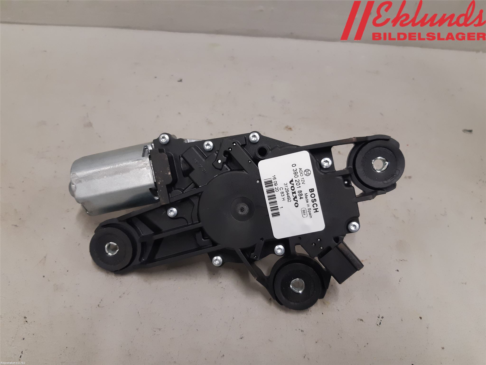 Volvo V60 CROSS COUNTRY 16-18 Torkarmotor Baklucka