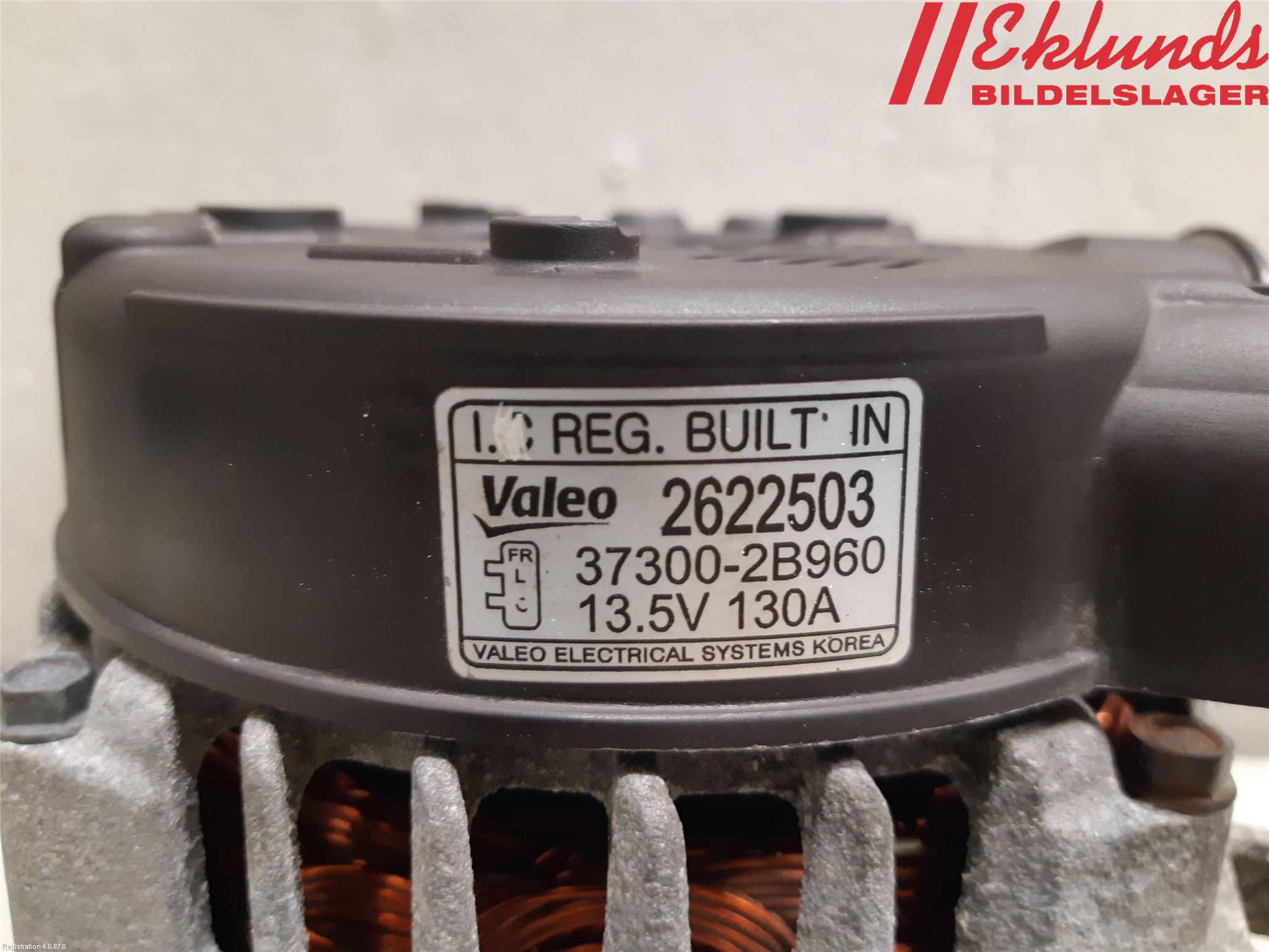 Kia SPORTAGE (QL) 16-21 Generator