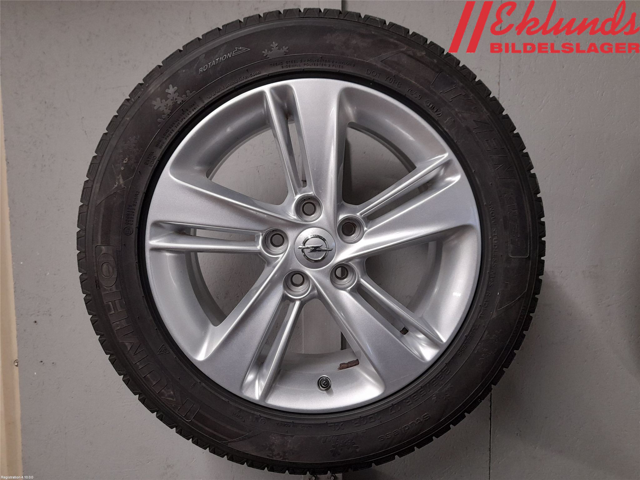 Opel INSIGNIA 17- Vinterdäck Alumfälg 4St