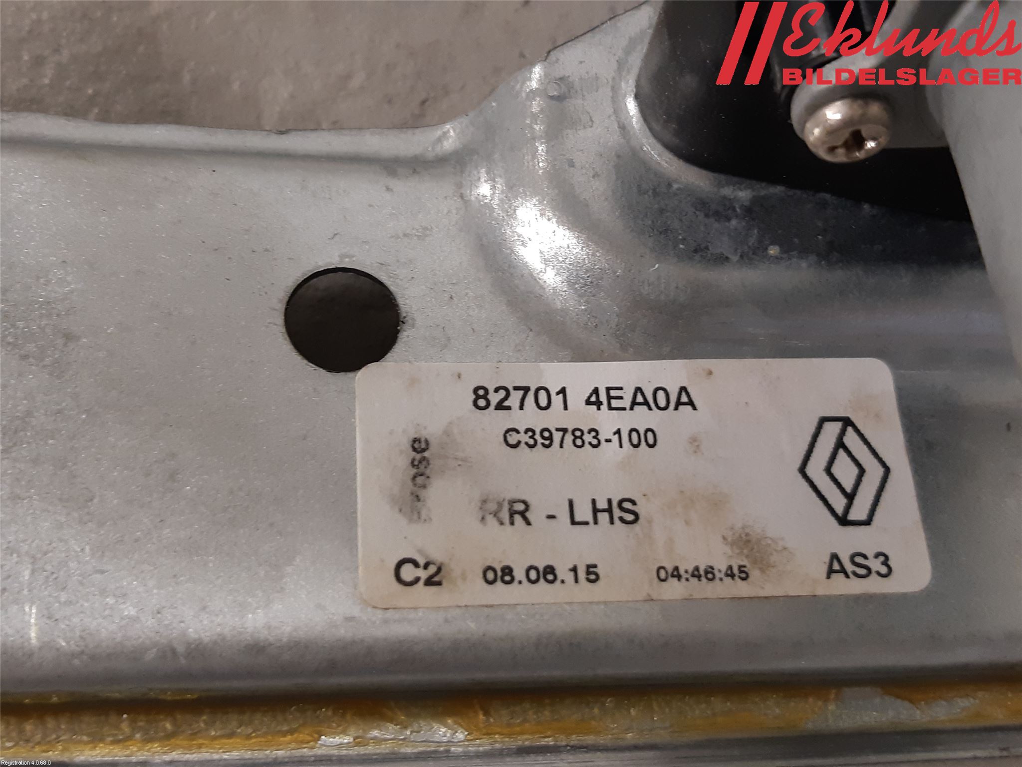 Renault KADJAR 15- Fönsterhiss El Kompl