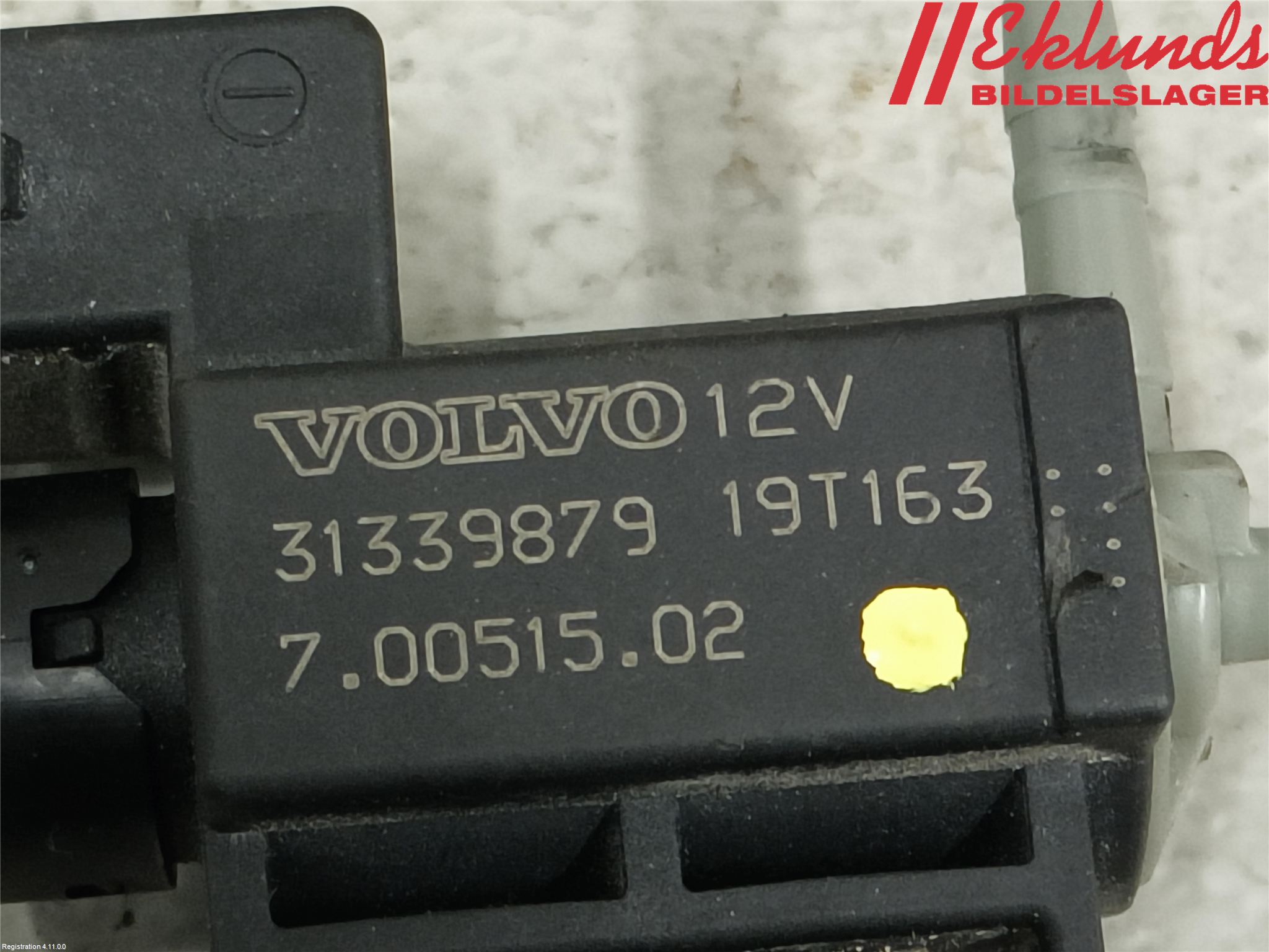 Volvo V60 19- Vakuumventil