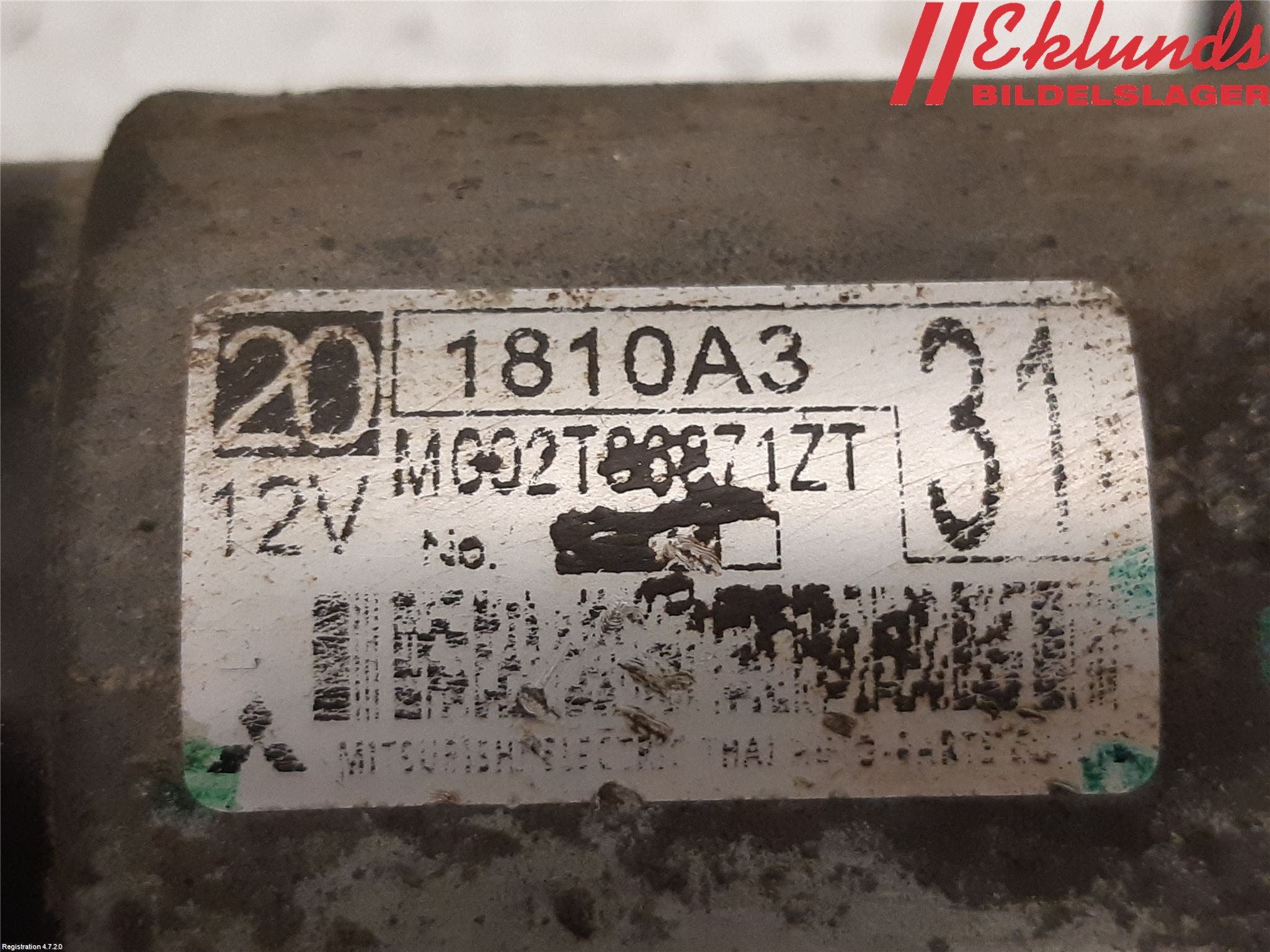 Mitsubishi L200 16-23 Startmotor Diesel