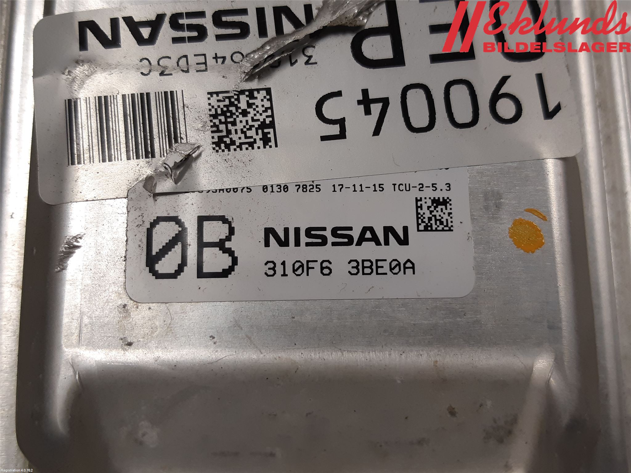 Nissan QASHQAI 17-21 Styrenhet Växellåda