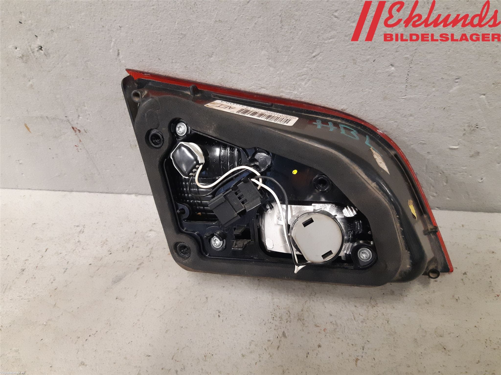 Opel ASTRA J 10-15 Bakljus Lucka Hö