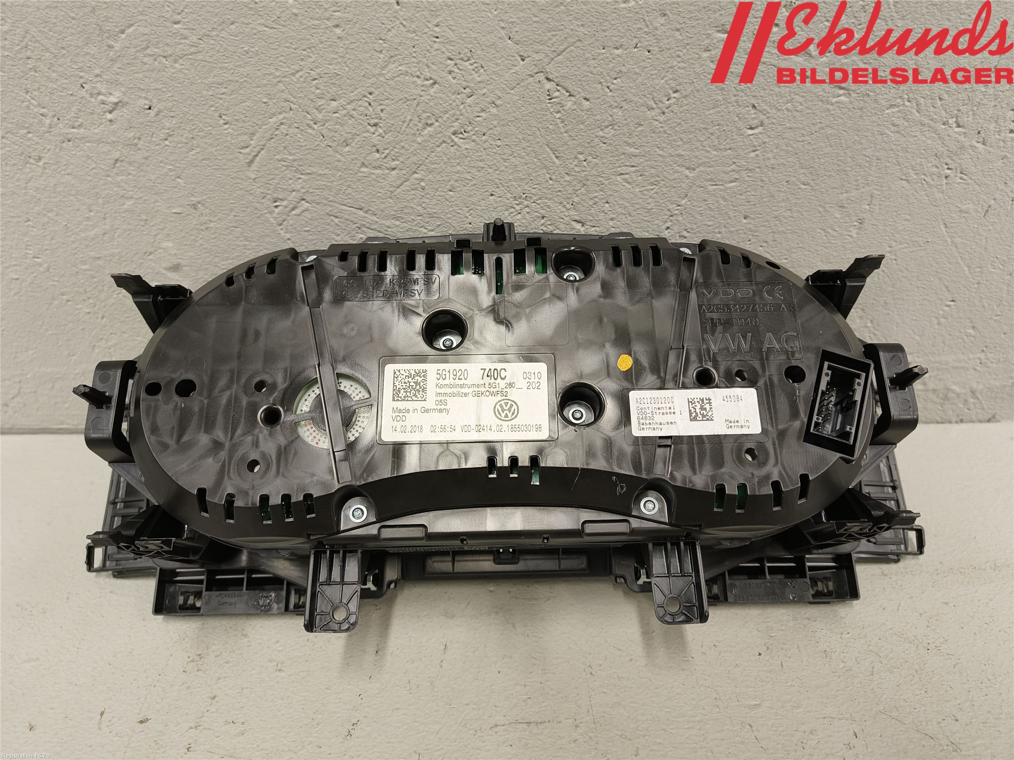 Volkswagen VW GOLF / E-GOLF VII 13-20 Instrument Komb