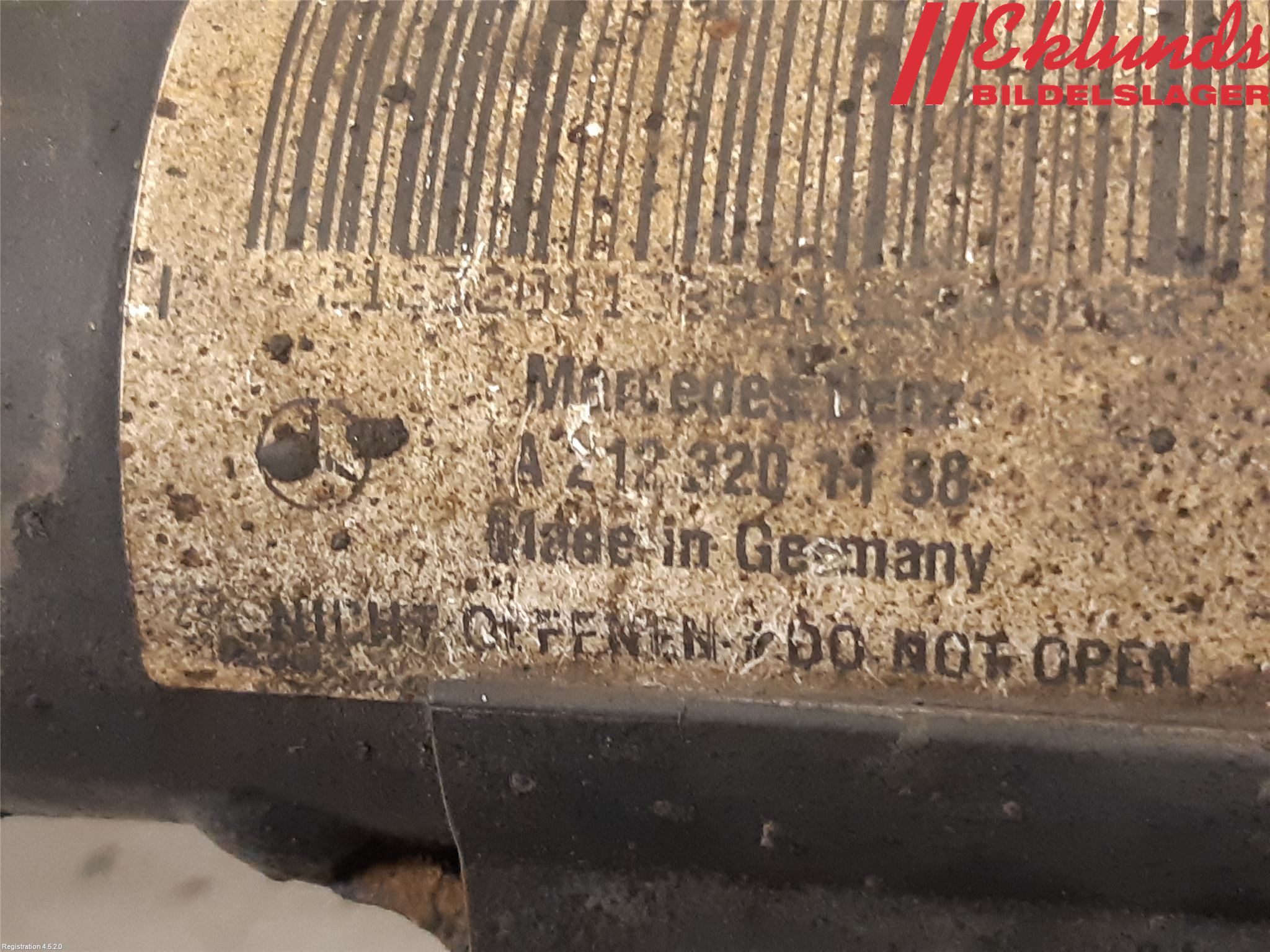 Mercedes-Benz MB E-KLASS (W212) 09-16 Fjäderben Fram Höger