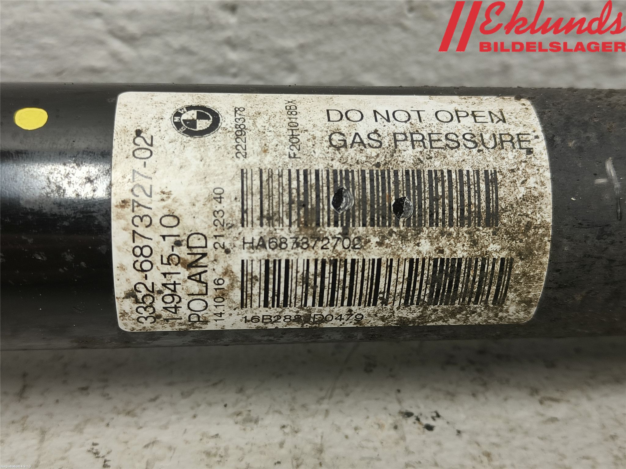 BMW 1 F20/F21 11-19 Stötdämpare Bak