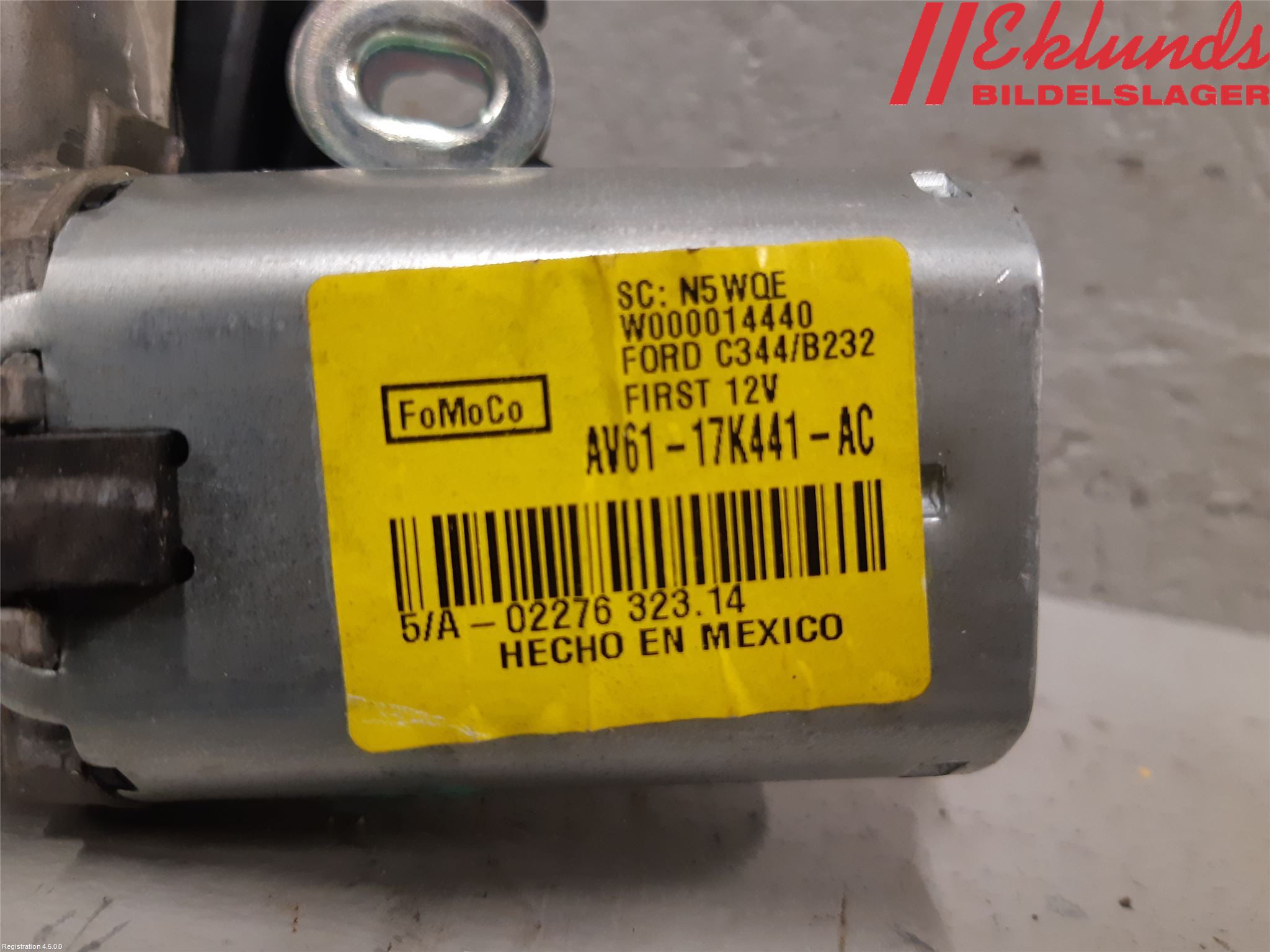 Ford C-MAX ll 15-19 Torkarmotor Baklucka