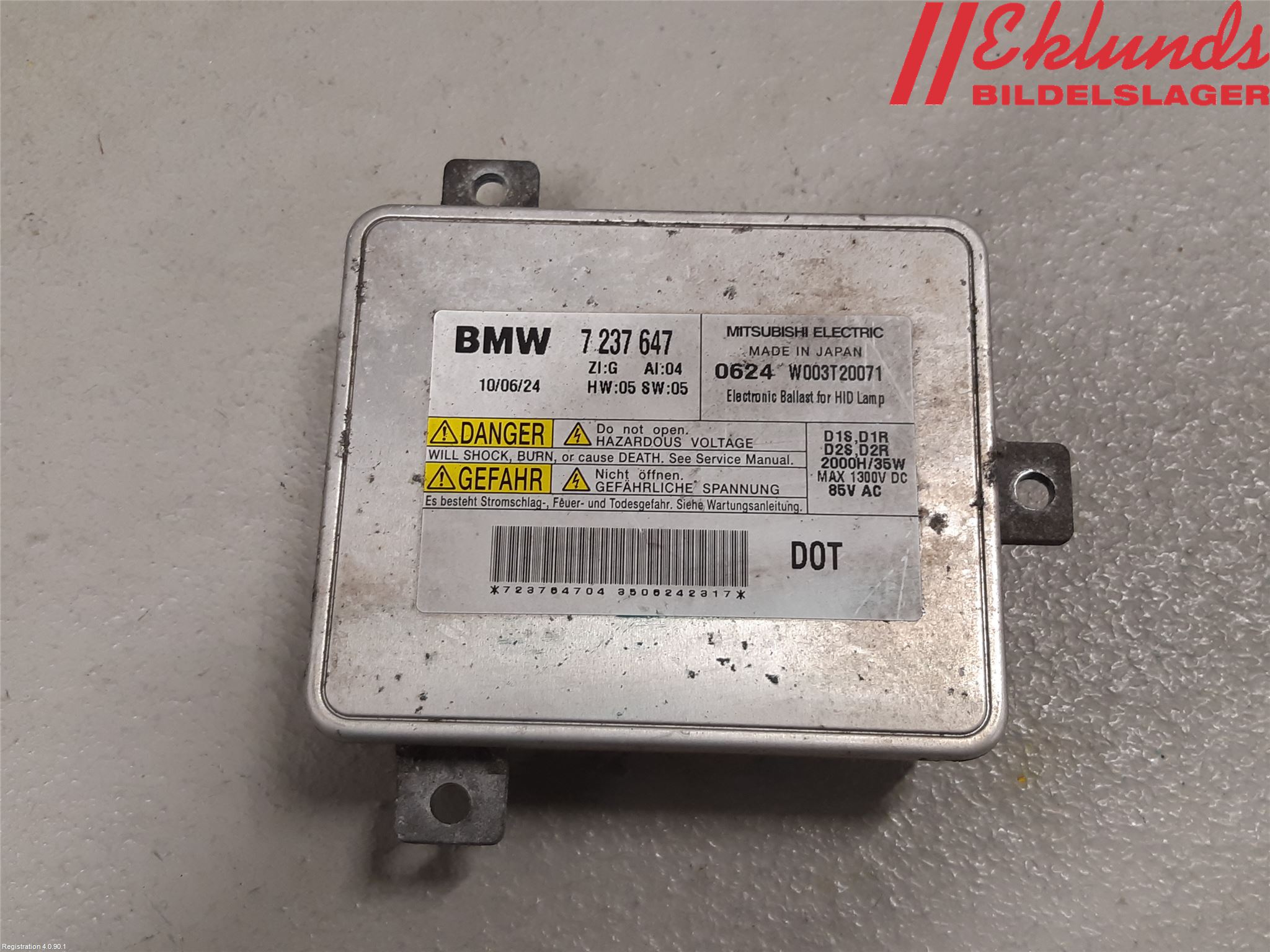 BMW 3 E90/91 SED/TOU 05-12 Styrenhet Strålkastare