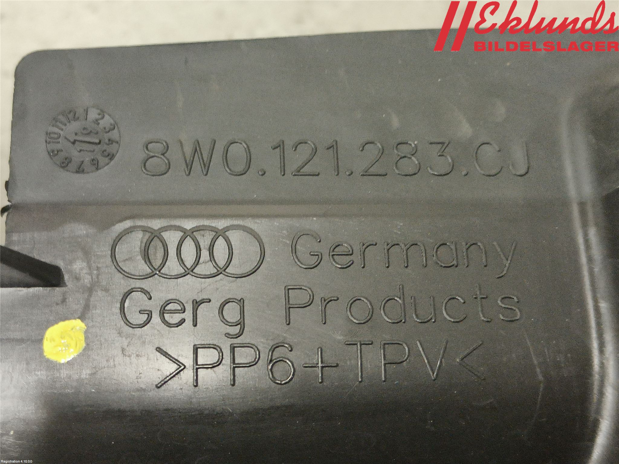 Audi A4/S4 B9 20- Deflektor Plåt-Plast Kylning