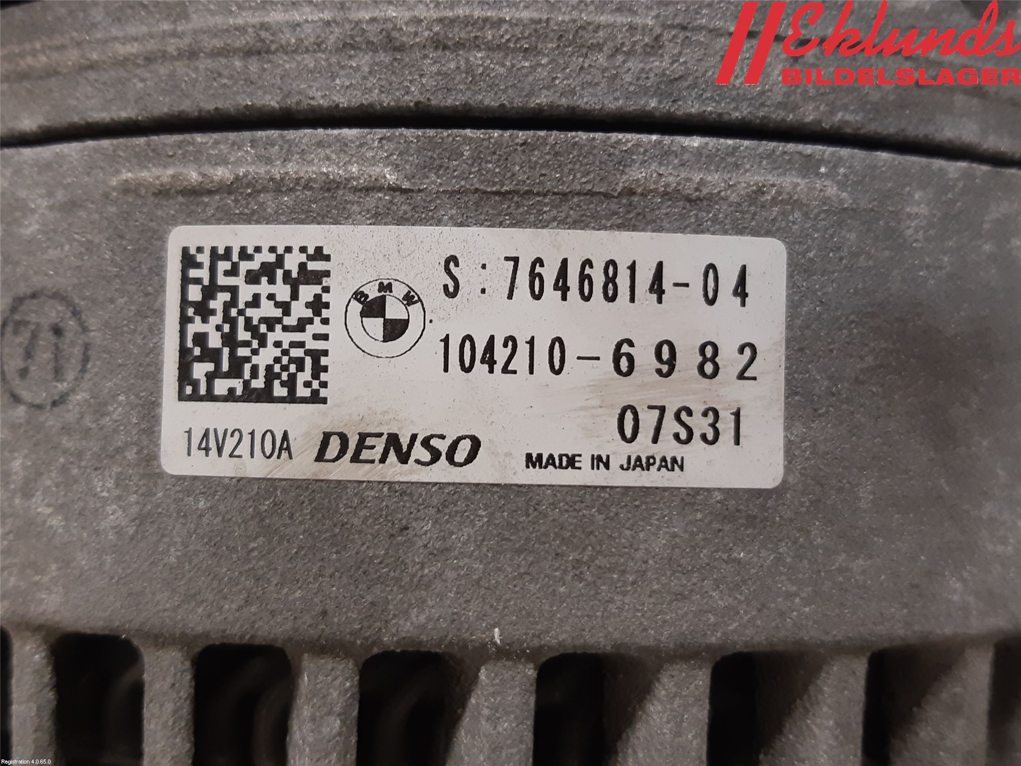 BMW 5 F10/F11/F18 09-17 Generator