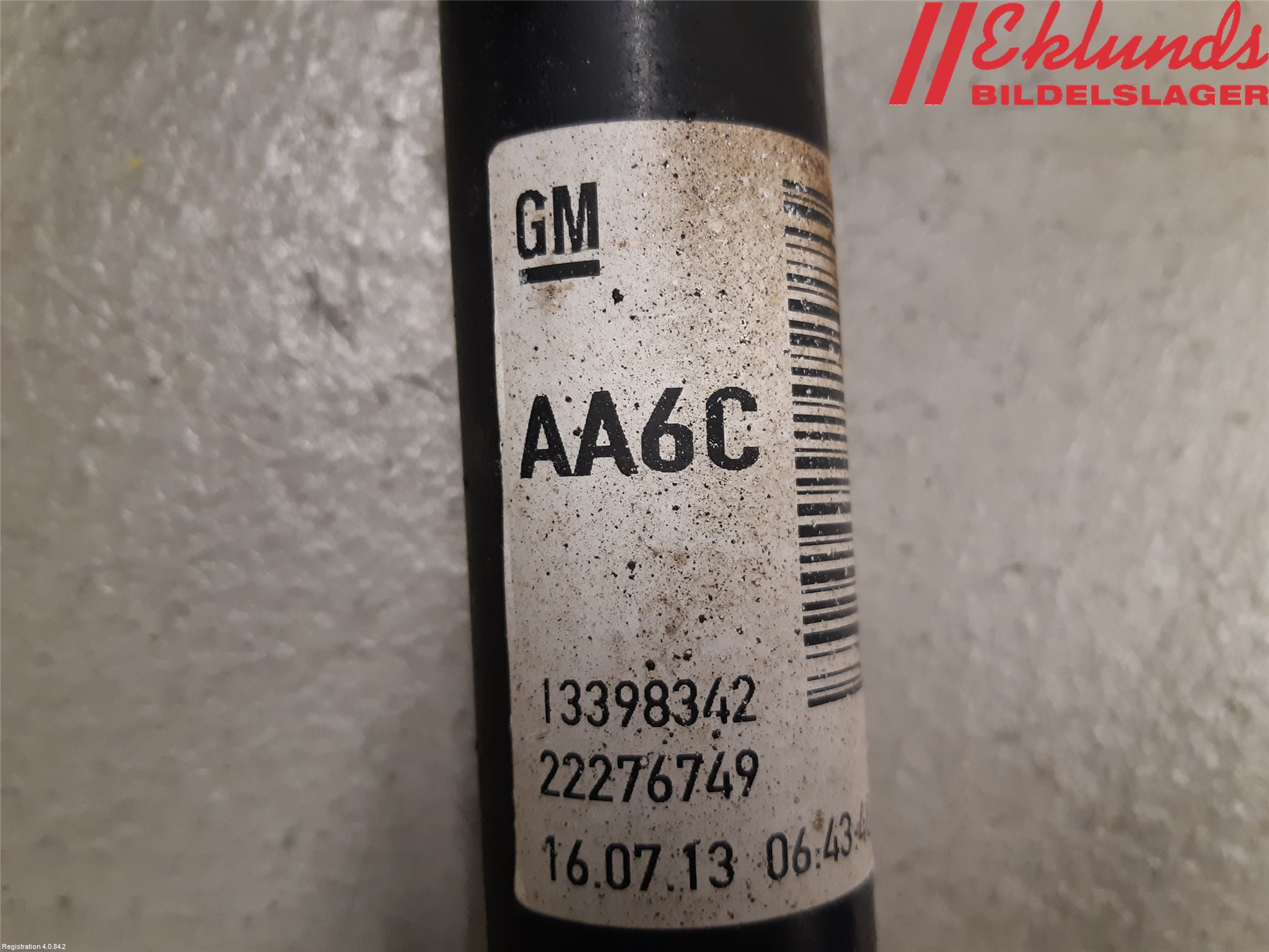 Opel CORSA D 07-14 Stötdämpare Bak