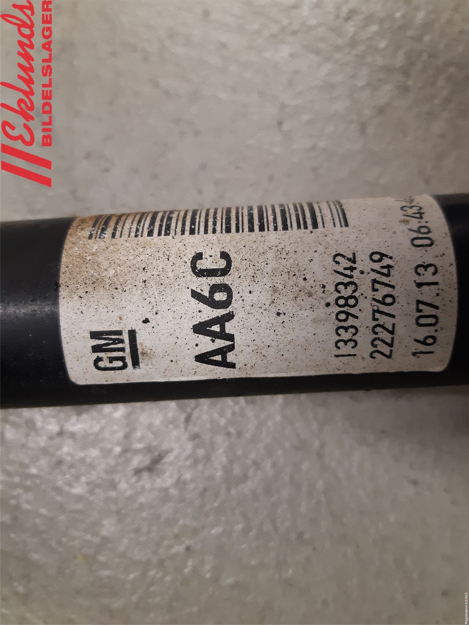 Opel CORSA D 07-14 Stötdämpare Bak