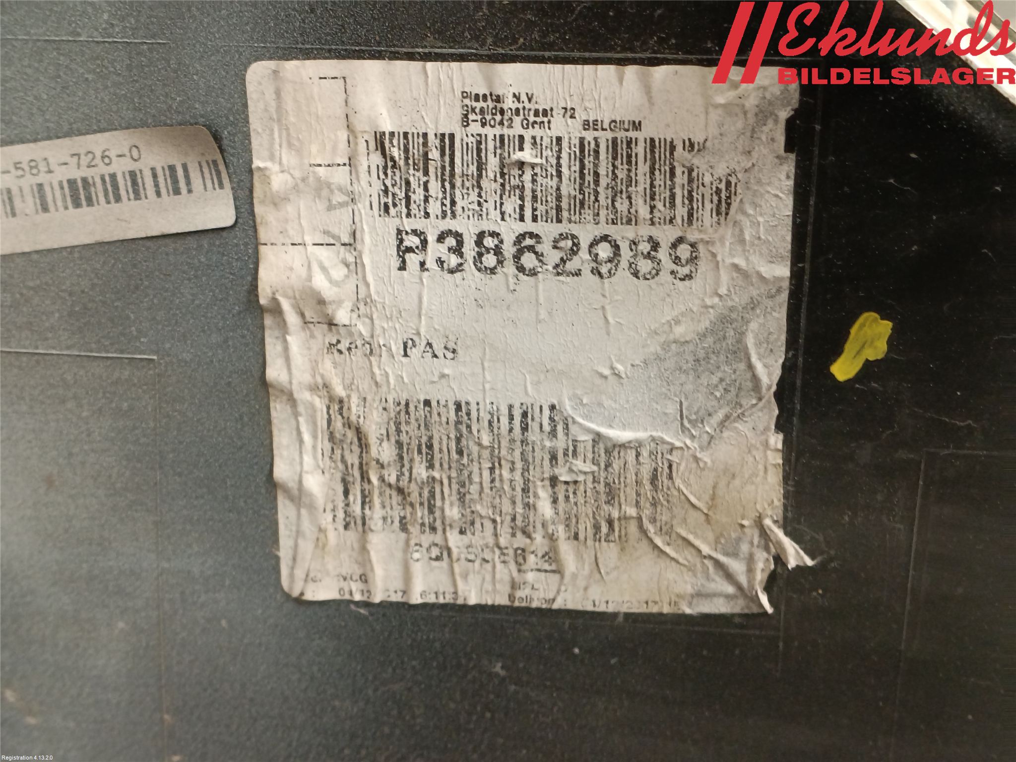 Volvo V40 12-19 Stötfångarbeklädnad Bak