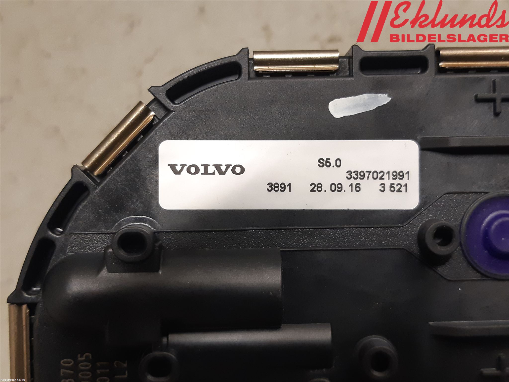 Volvo XC90/RECHARGE 16- Torkarmotor Vindruta