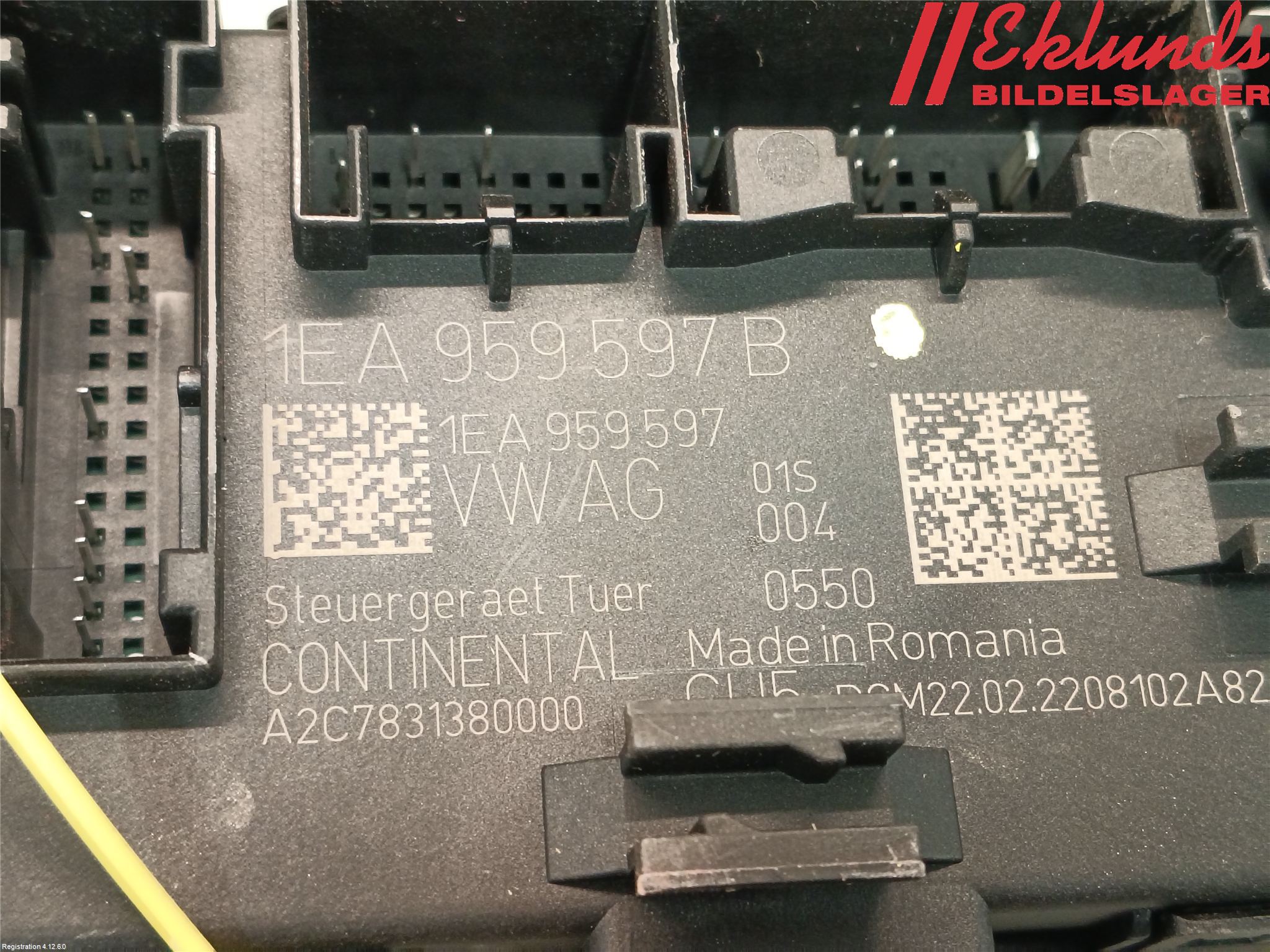 Volkswagen VW ID.4 21- Styrenhet Dörr