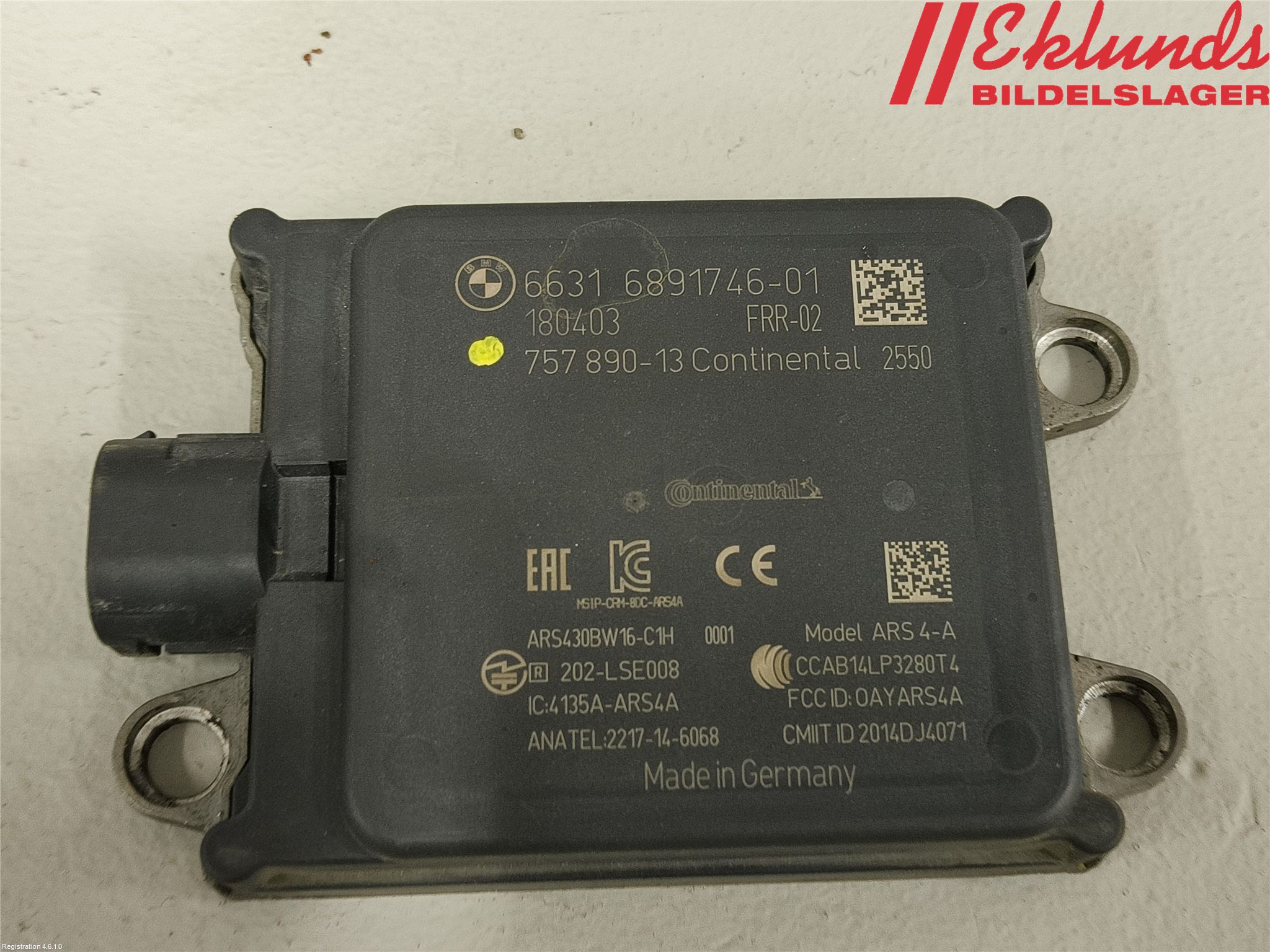 BMW 5 G30/G31/F90 17-23 Sensor Aktivt Kollisionsskydd