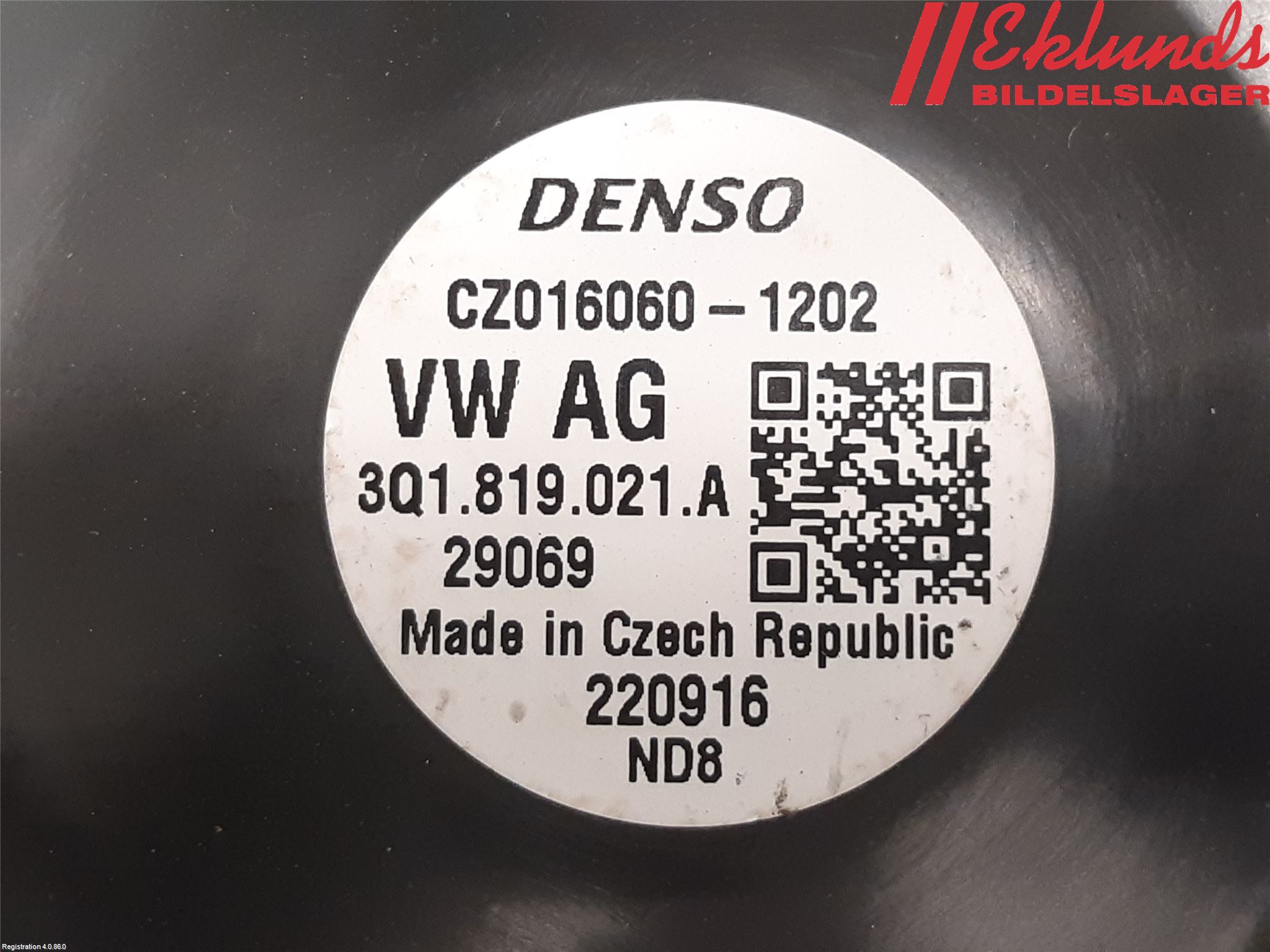 Skoda SUPERB 16-24 Värmefläkt