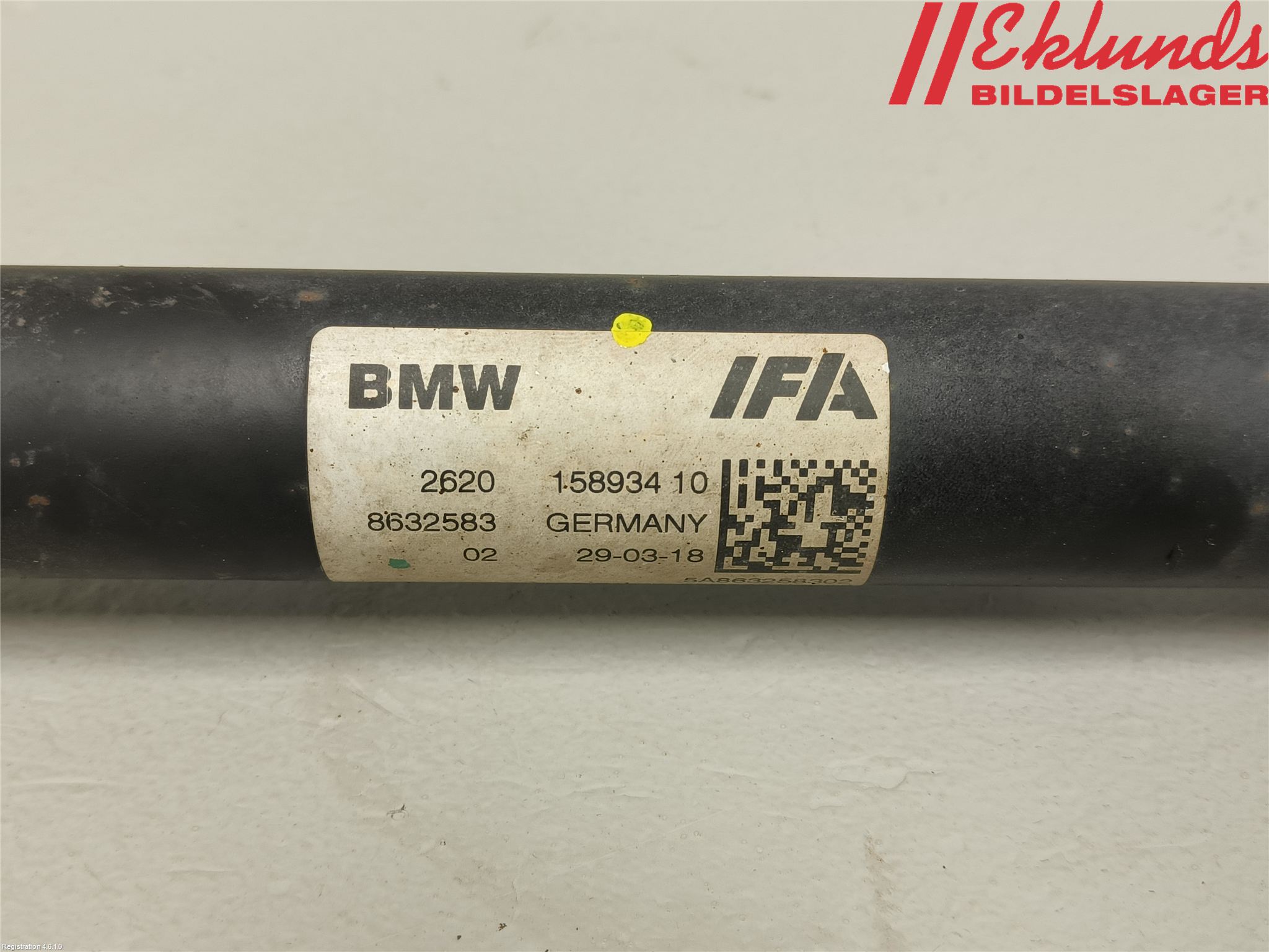 BMW 5 G30/G31/F90 17-23 Mellanaxel Främre 4Wd