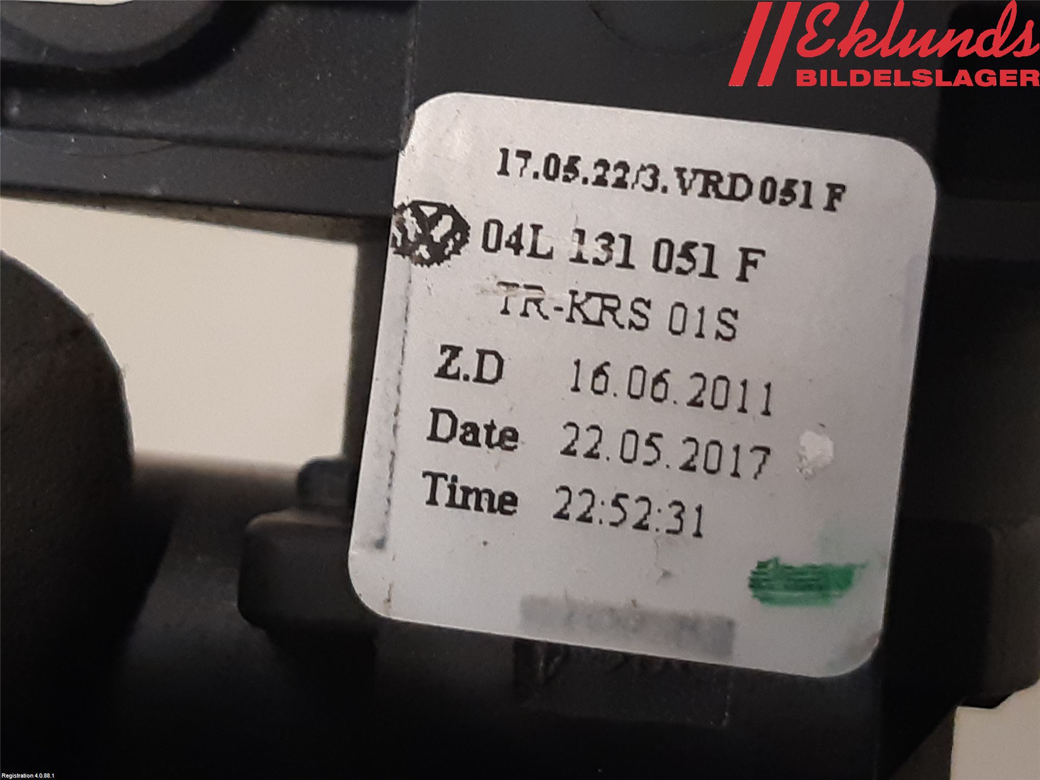Volkswagen VW PASSAT 15-19 Vakuumventil