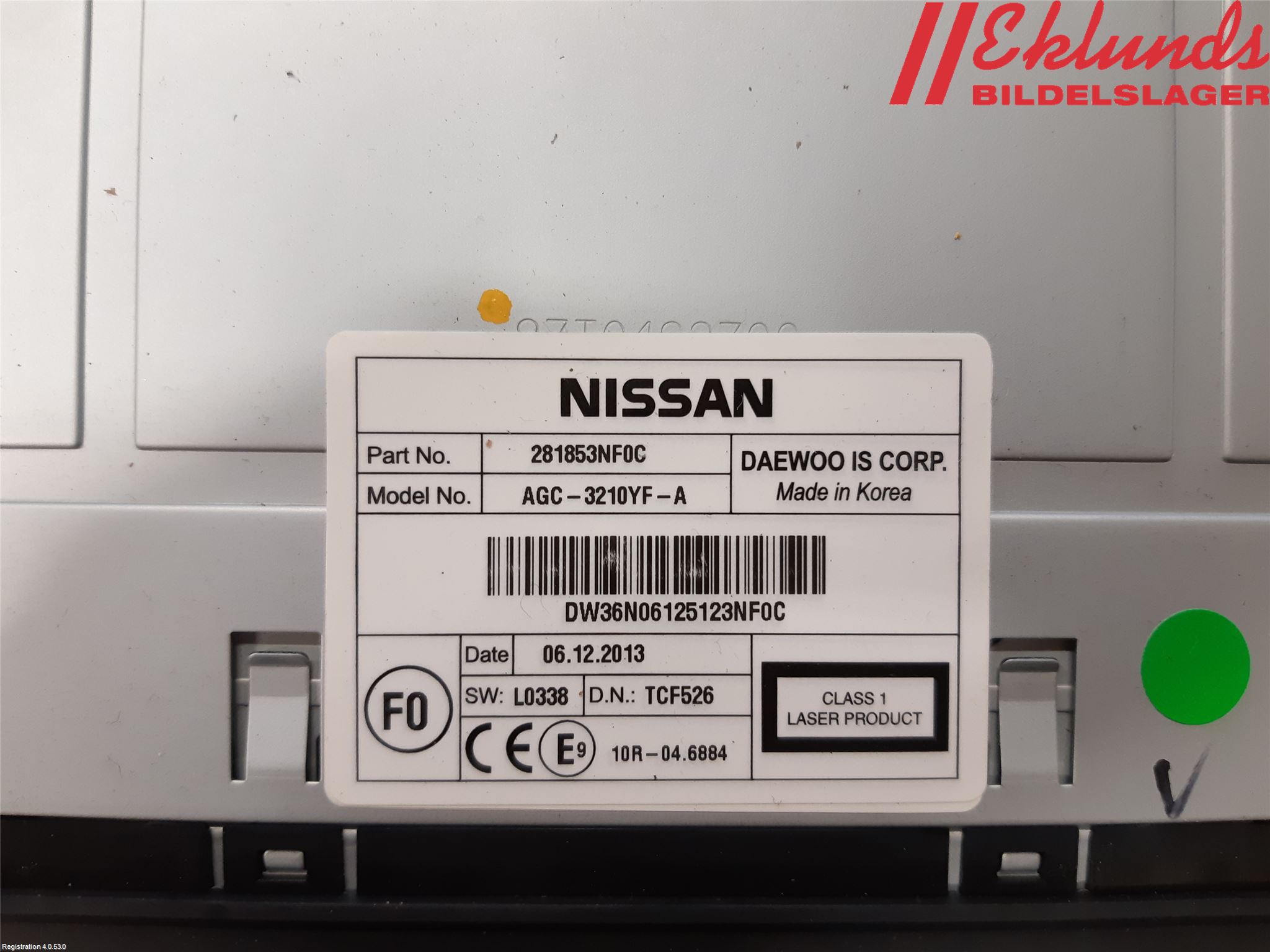 Nissan LEAF 11-17 Cd Radio - Multimediapanel