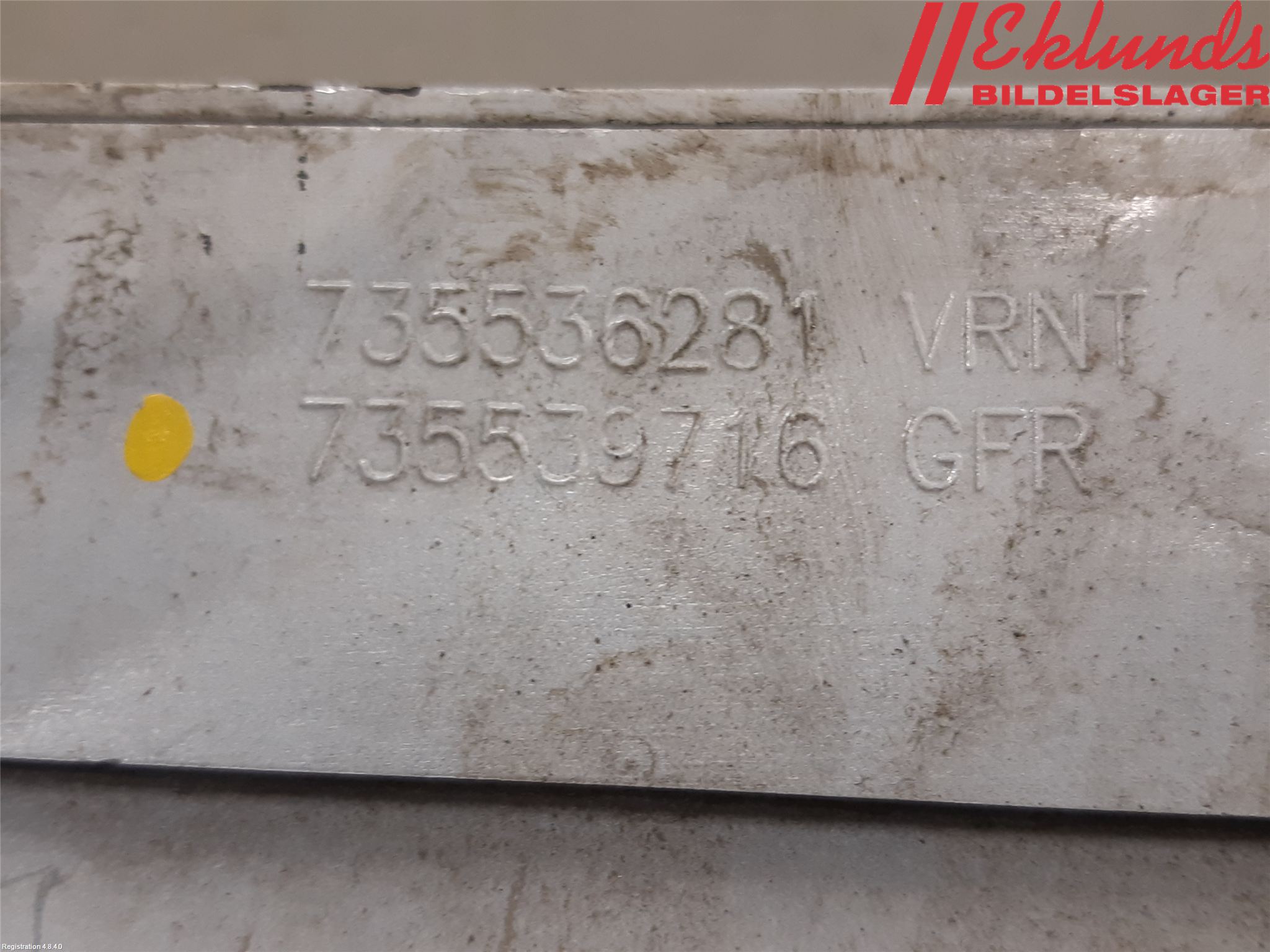 Fiat DOBLO CARGO Skärm Bak Vänster