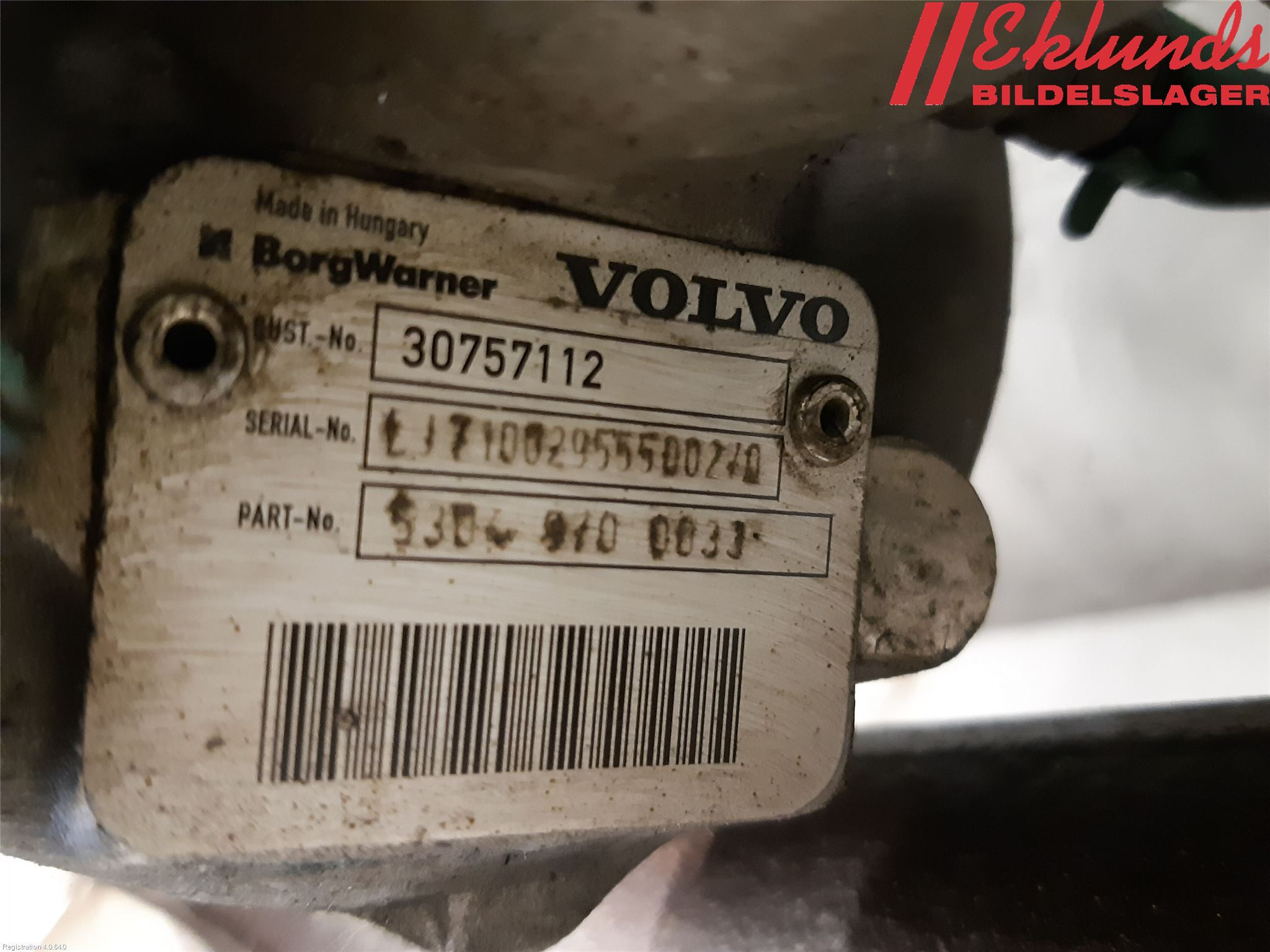 Volvo V70 08-13 Turboaggregat