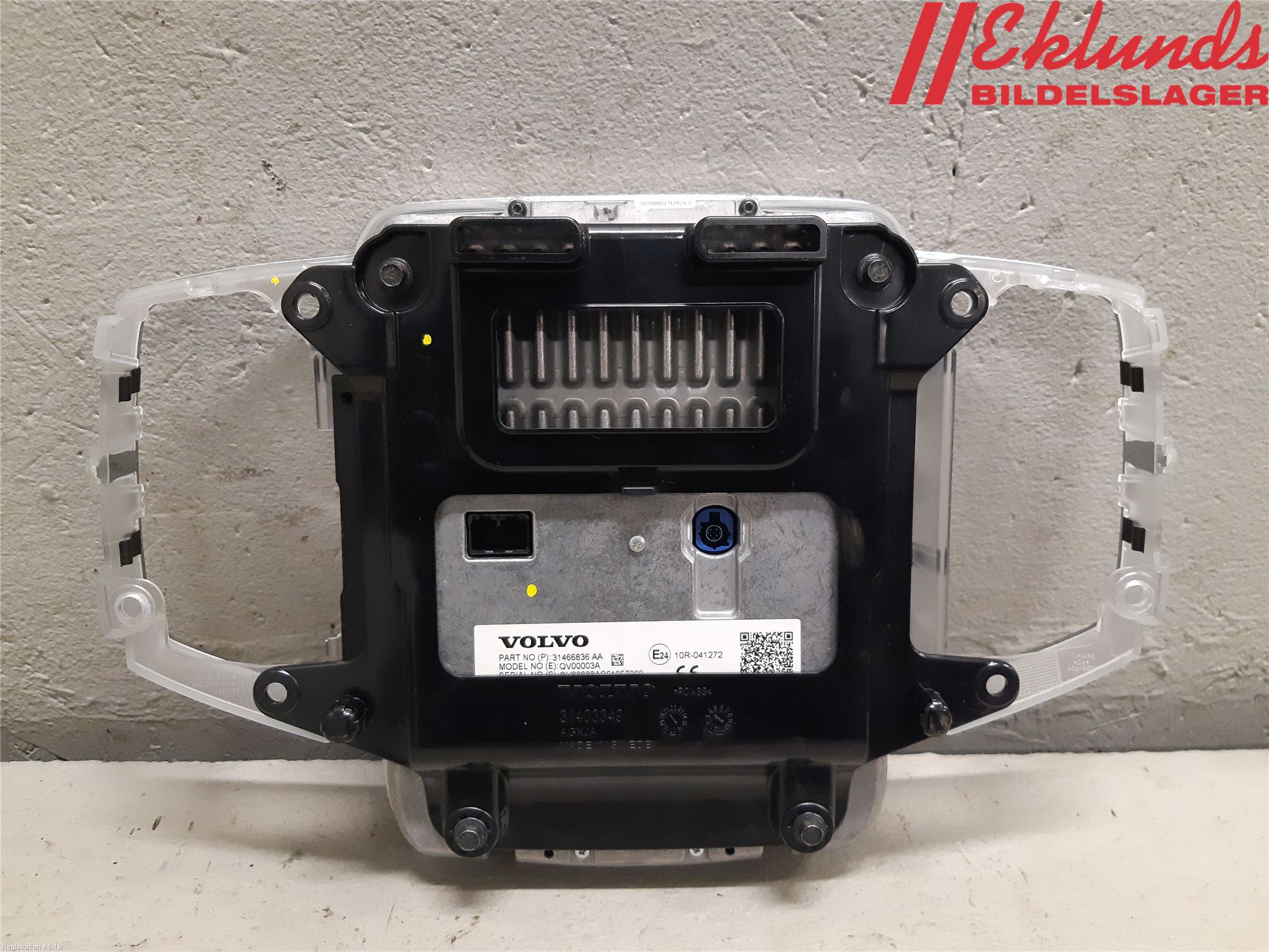 Volvo XC90/RECHARGE 16- Multifunktionsdisplay