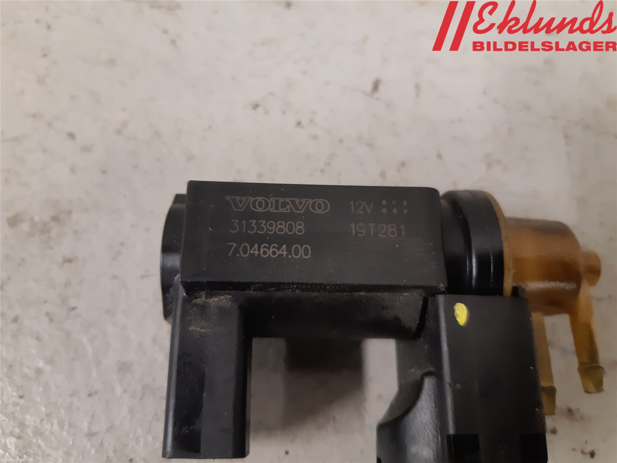 Volvo V60 19- Vakuumventil