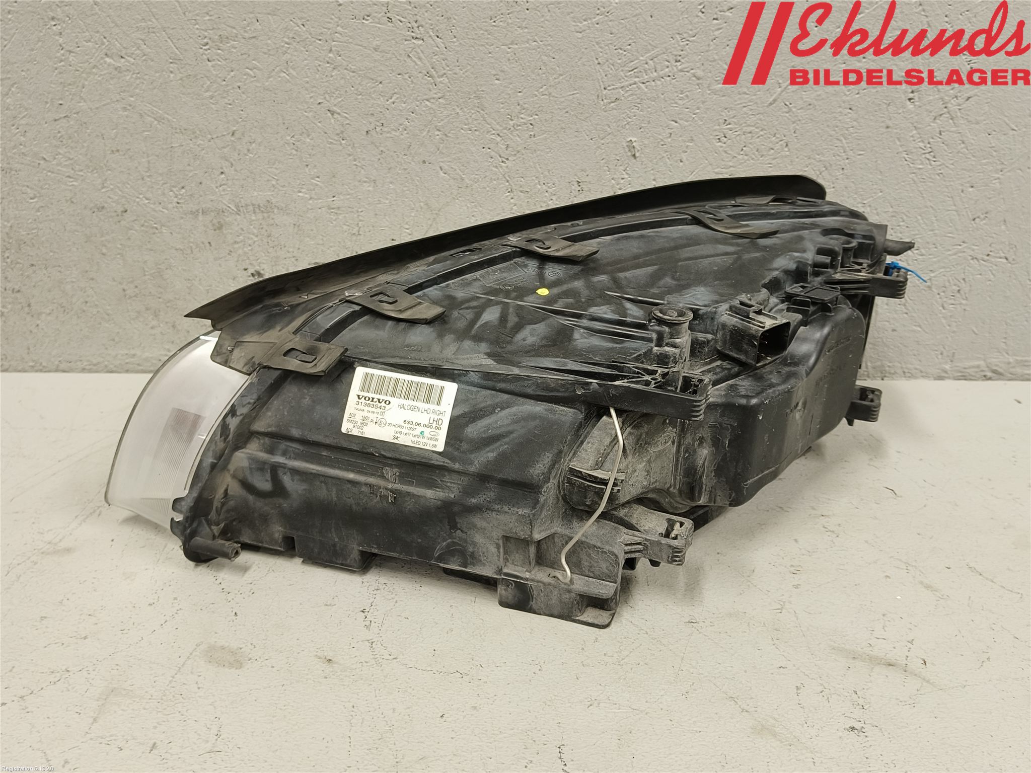 Volvo V70 08-13 Strålkastare Höger